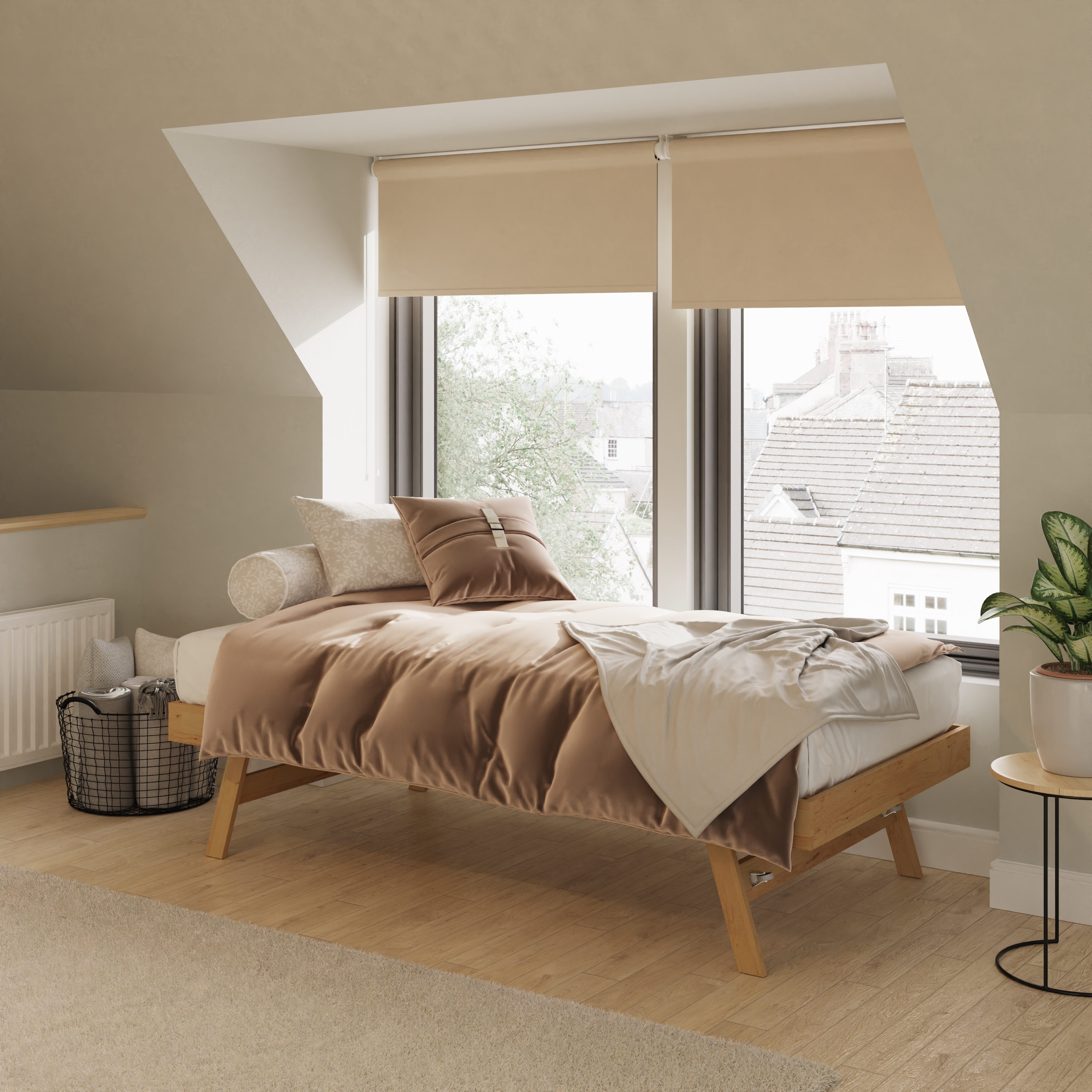Madrid Wooden Trundle Only Oak - Campbell Craft