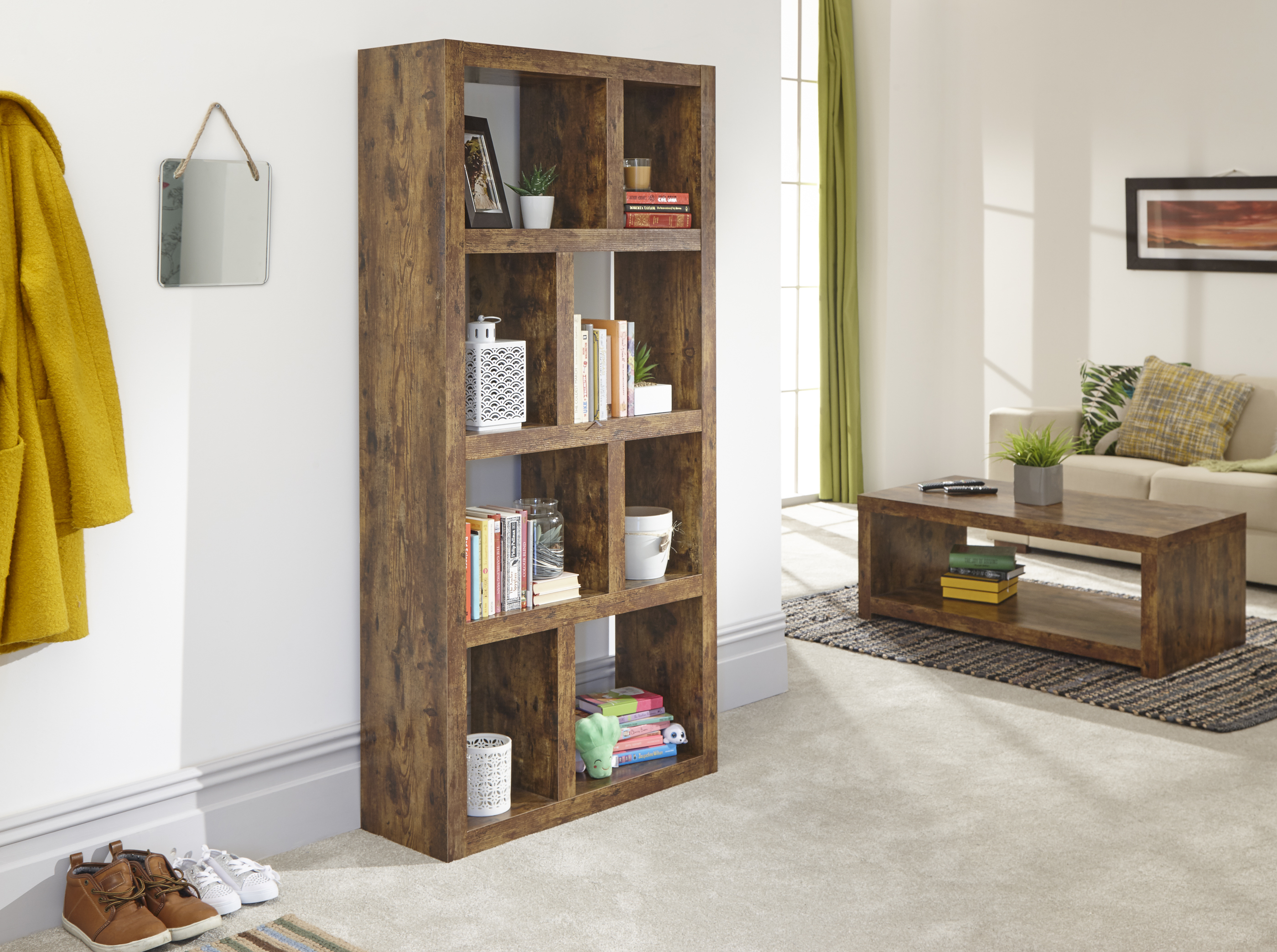 Jakarta Tall Open Shelving Unit Mango - Campbell Craft