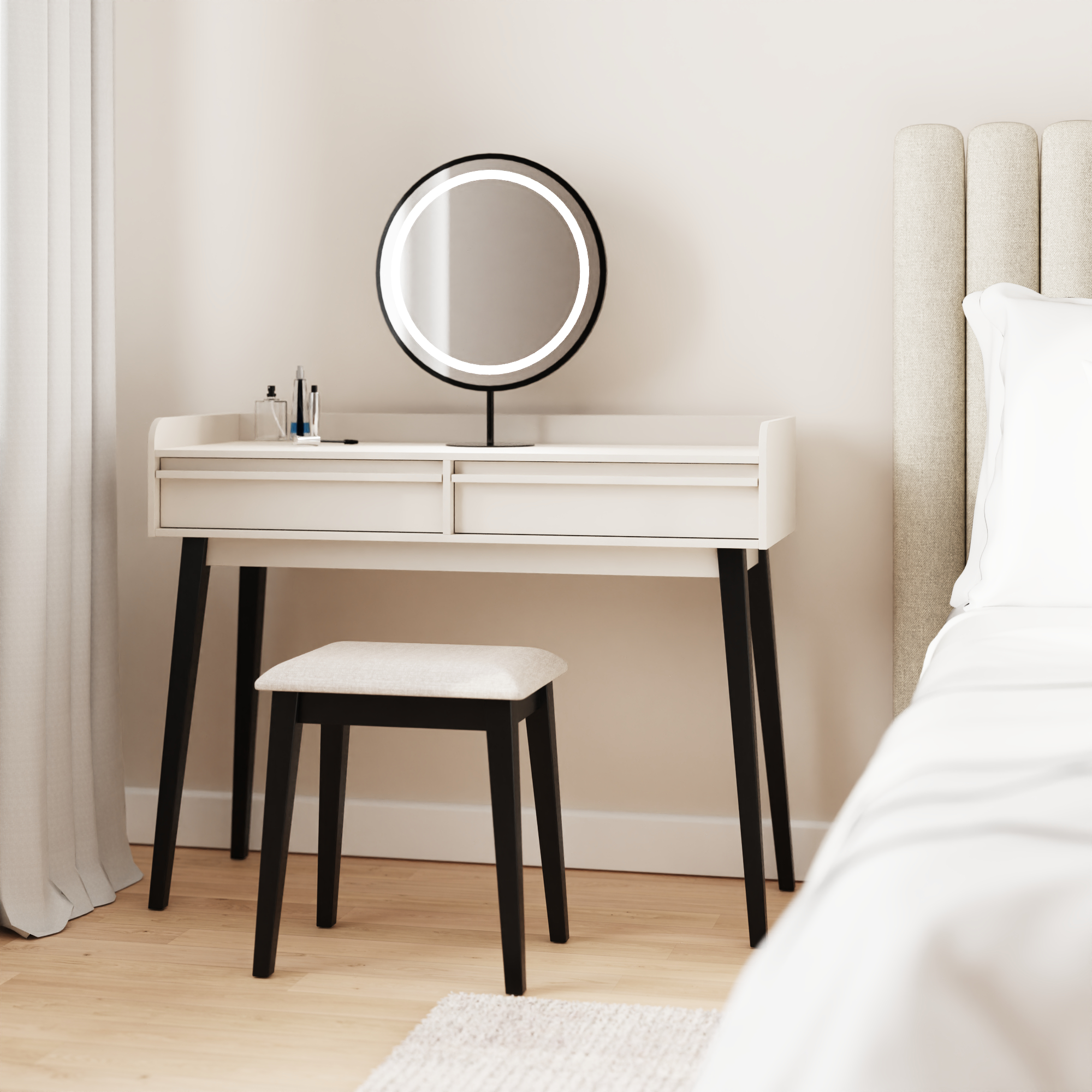 FREYA Dressing Table - Natural - Campbell Craft