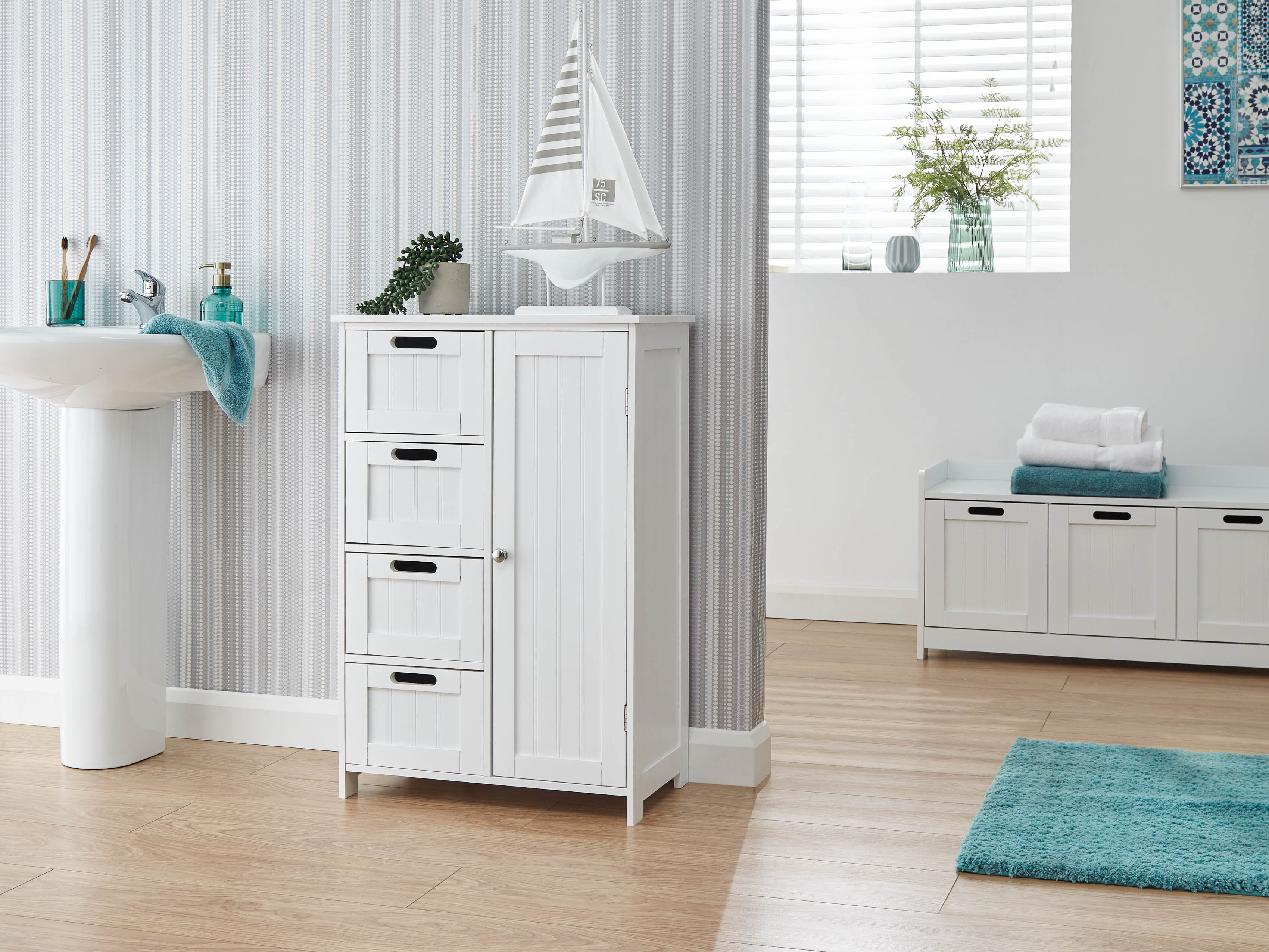 Colonial Multi Cabinet White - Campbell Craft