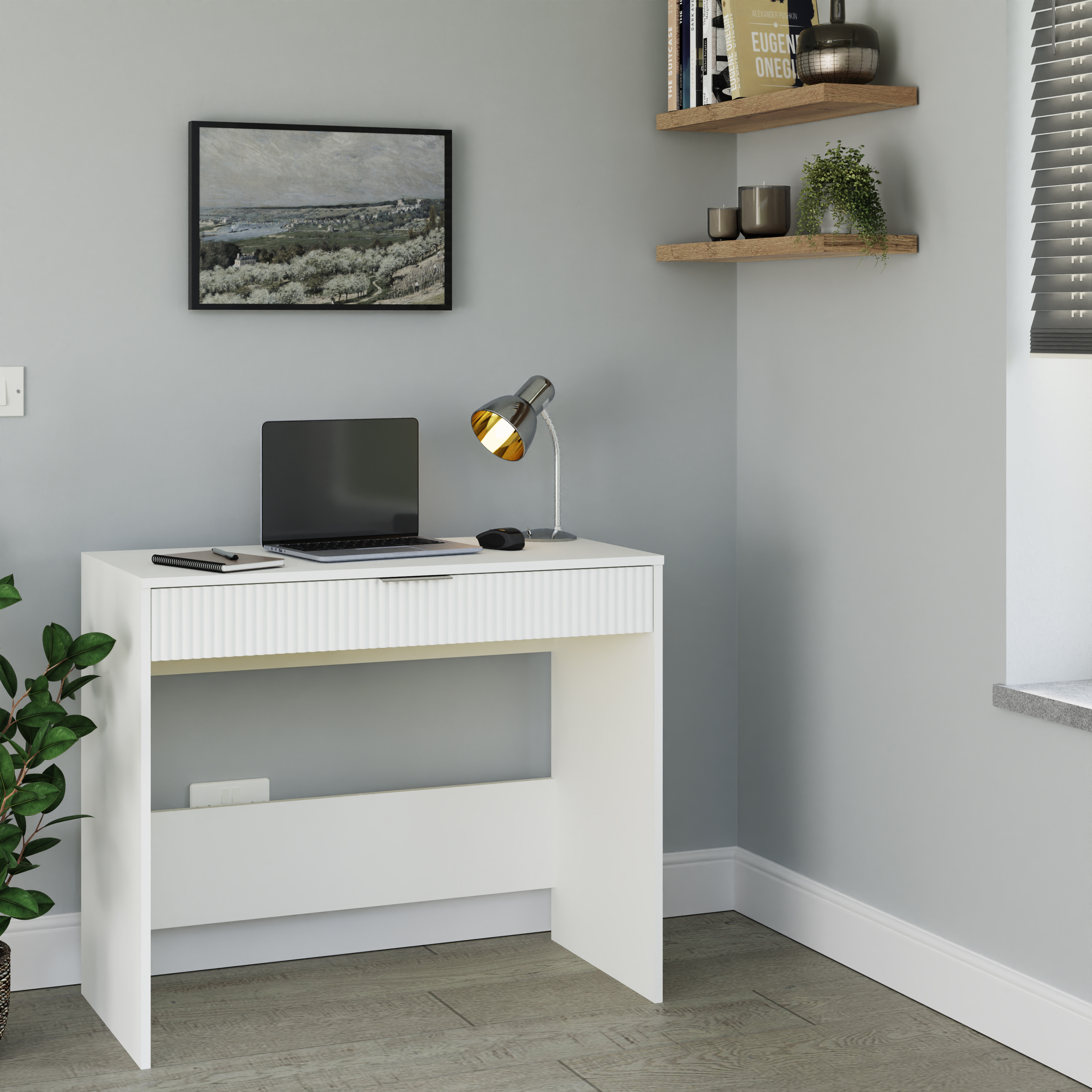 Dressing Table - RANKIN Dresser White 90cm - Campbell Craft