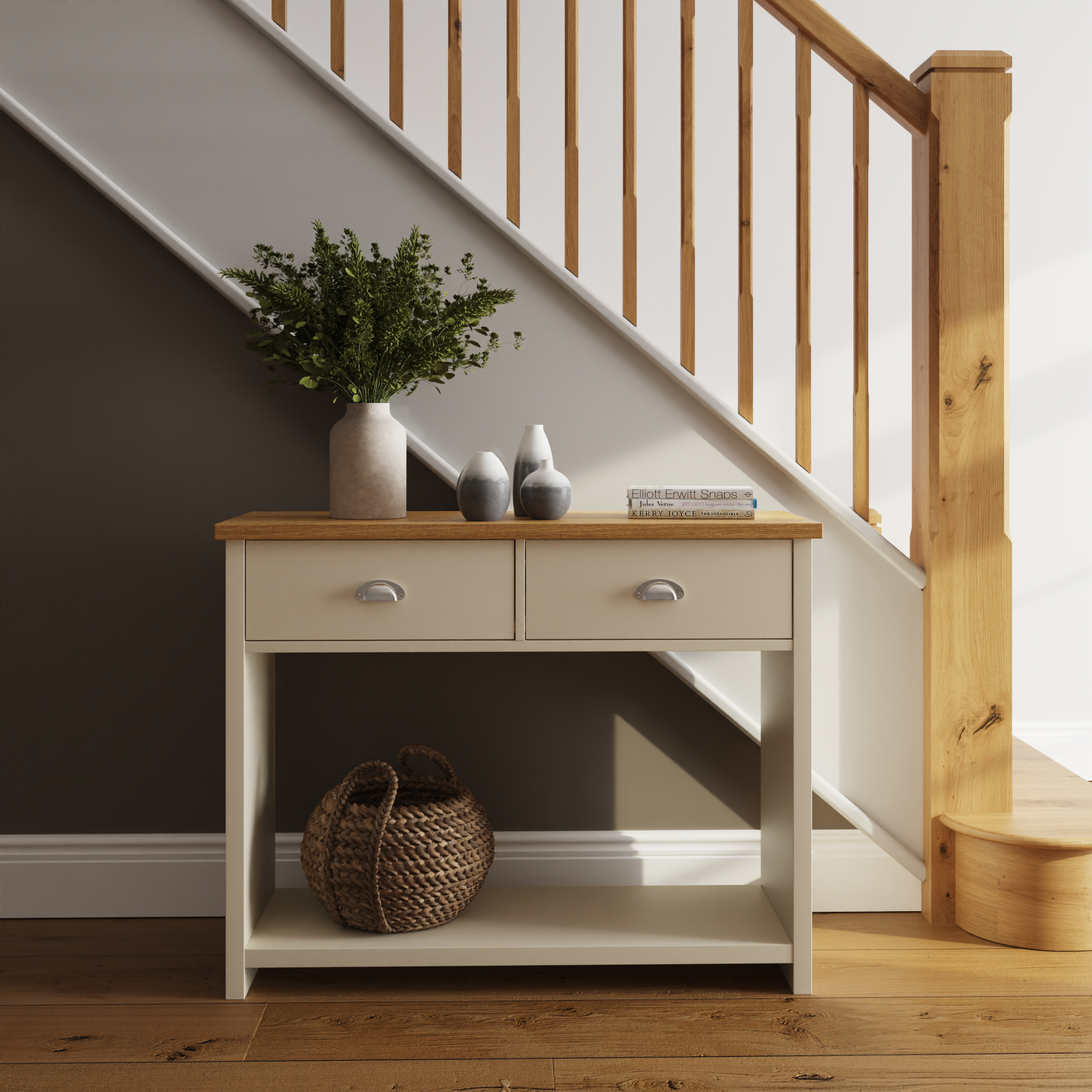 Lancaster Console Hall Table Cream - Campbell Craft