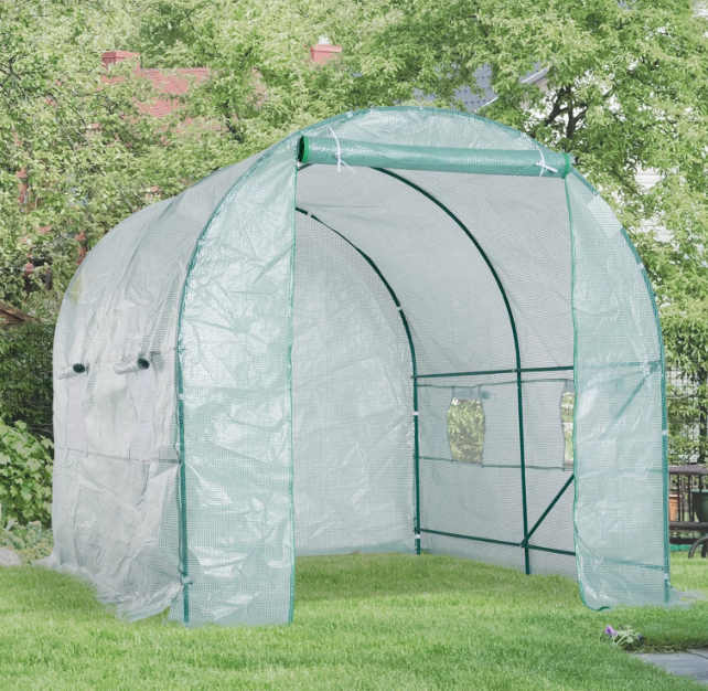 Reinforced Walk In Polytunnel Greenhouse - The Garden Savant