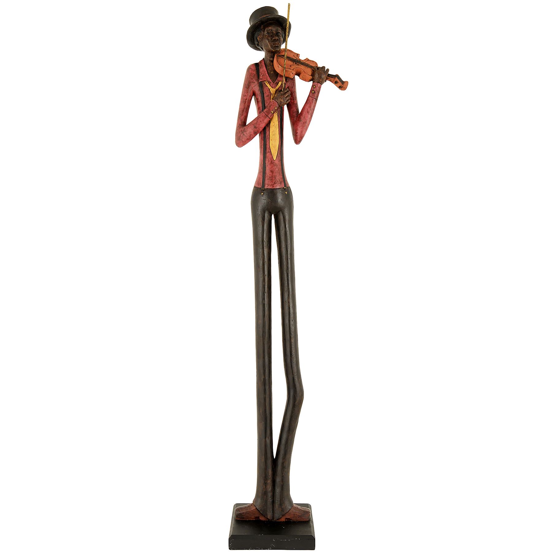 Standing Jazz Band Violinist - Brown - Corinthia Corner
