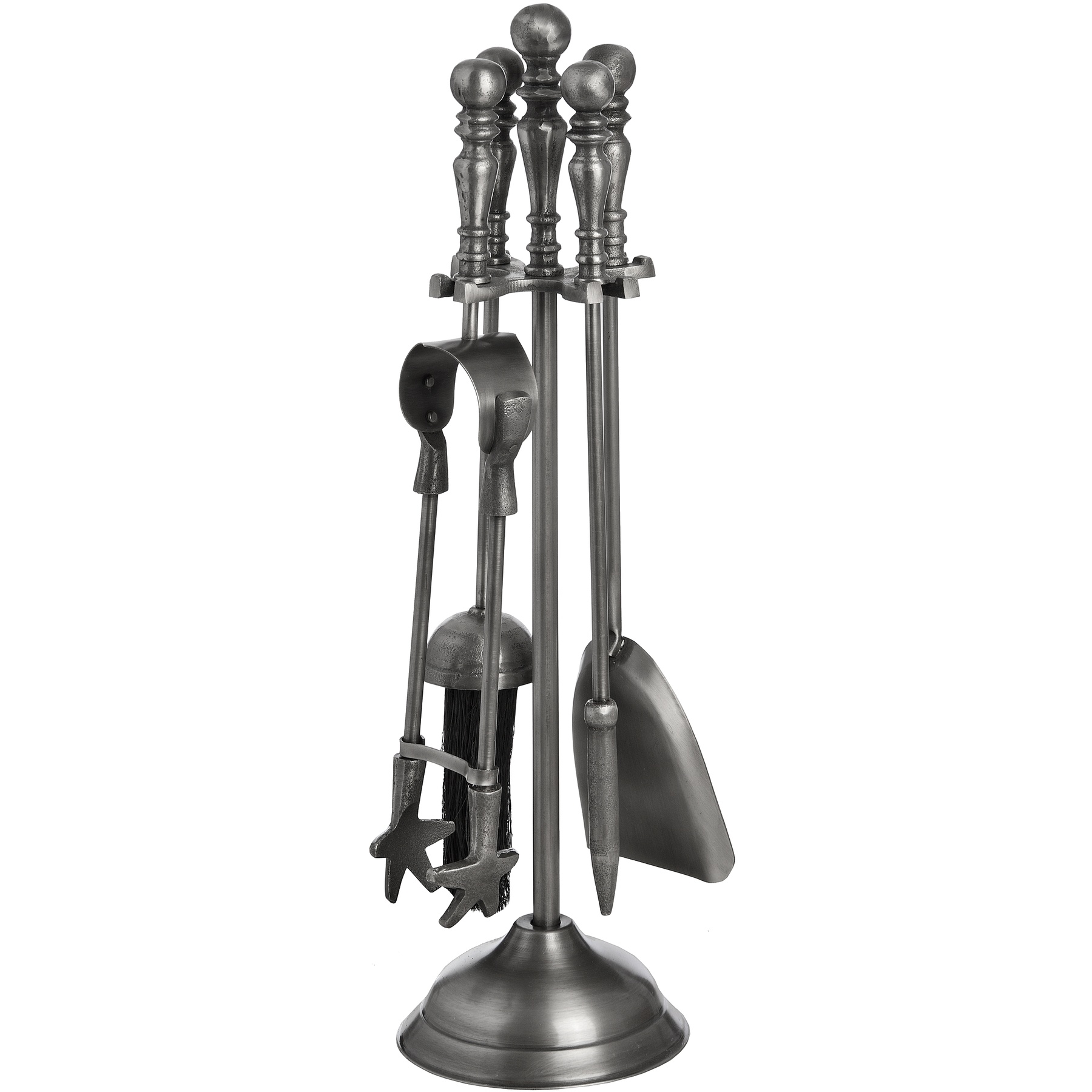 Antique Pewter Traditional Companion Set - Black