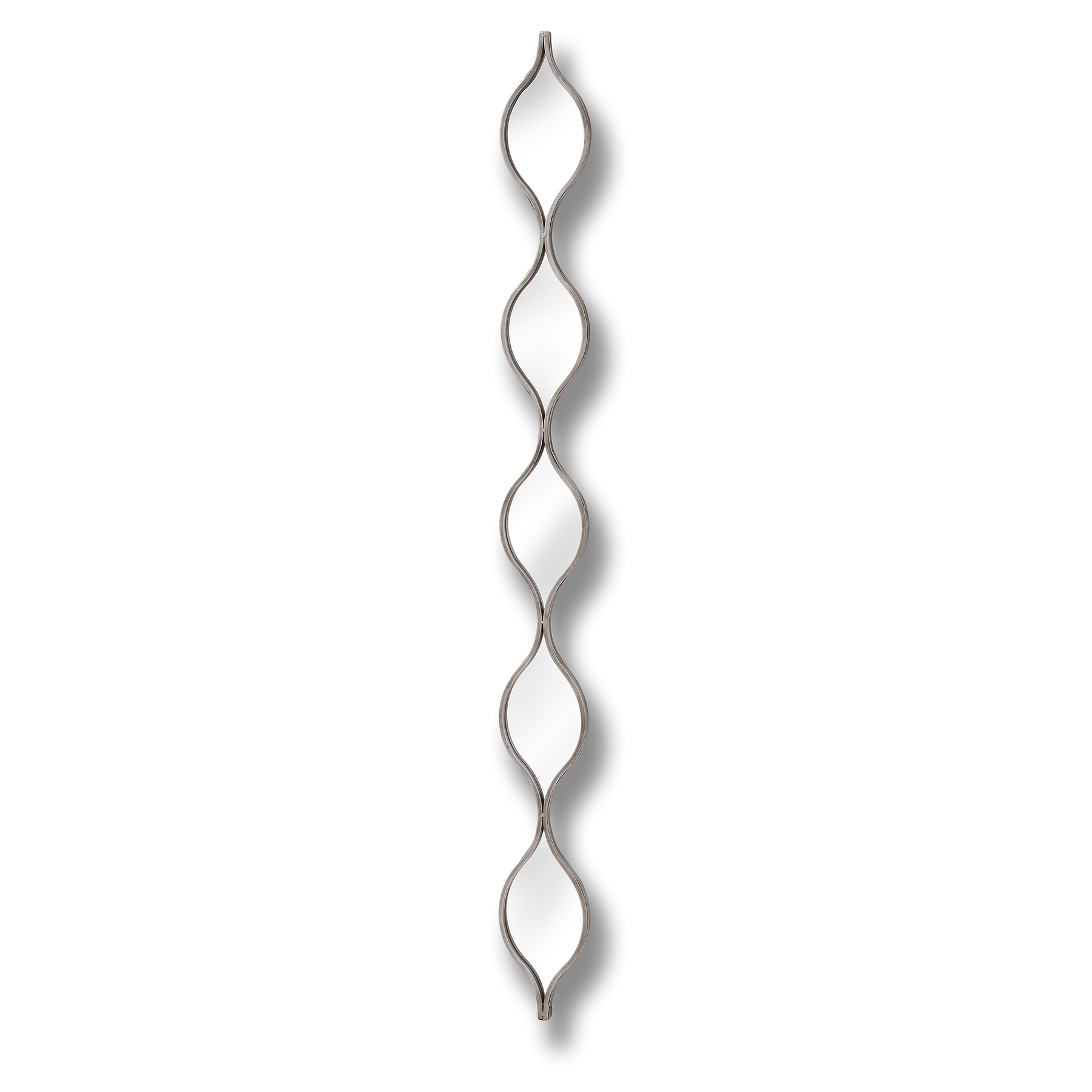 Decorative Hanging Silver Mirror - Silver - Corinthia Corner