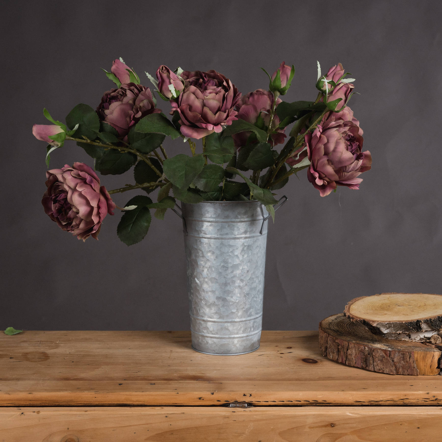 Dusty Spray Rose Peony - Pink - Corinthia Corner