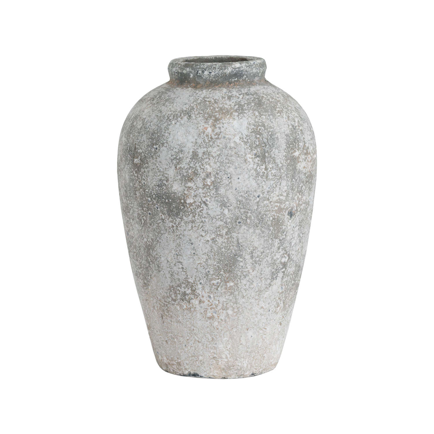 Aged Tall Stone Ceramic Vase - Corinthia Corner