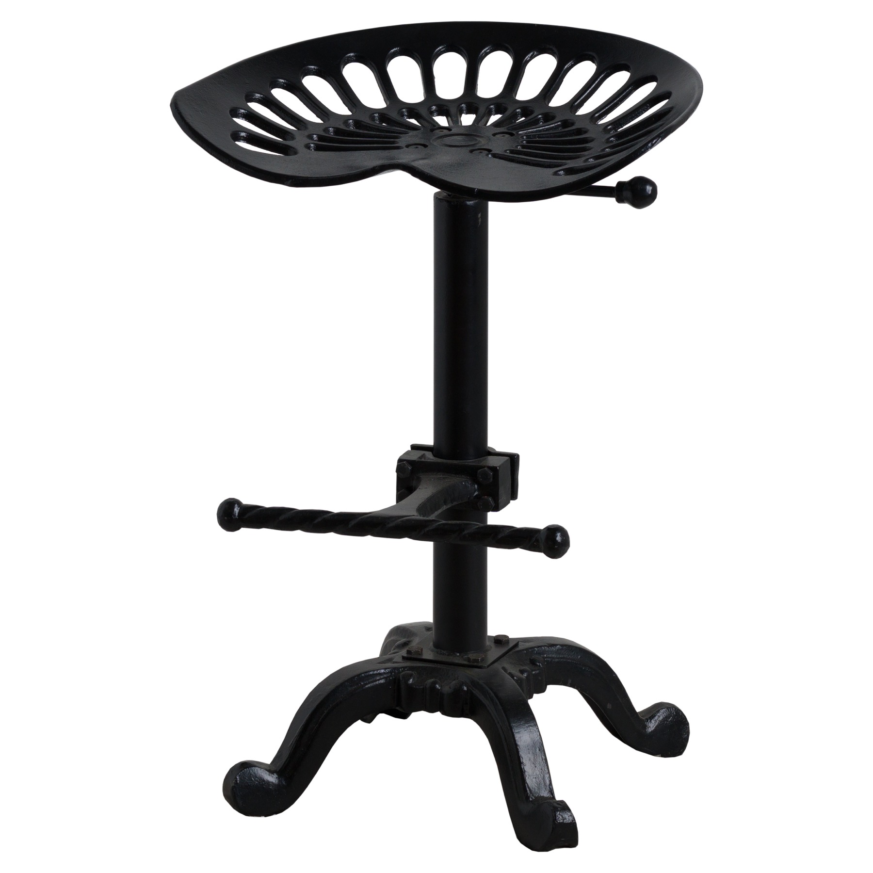Adjustable Tractor Bar Seat - Black - Corinthia Corner