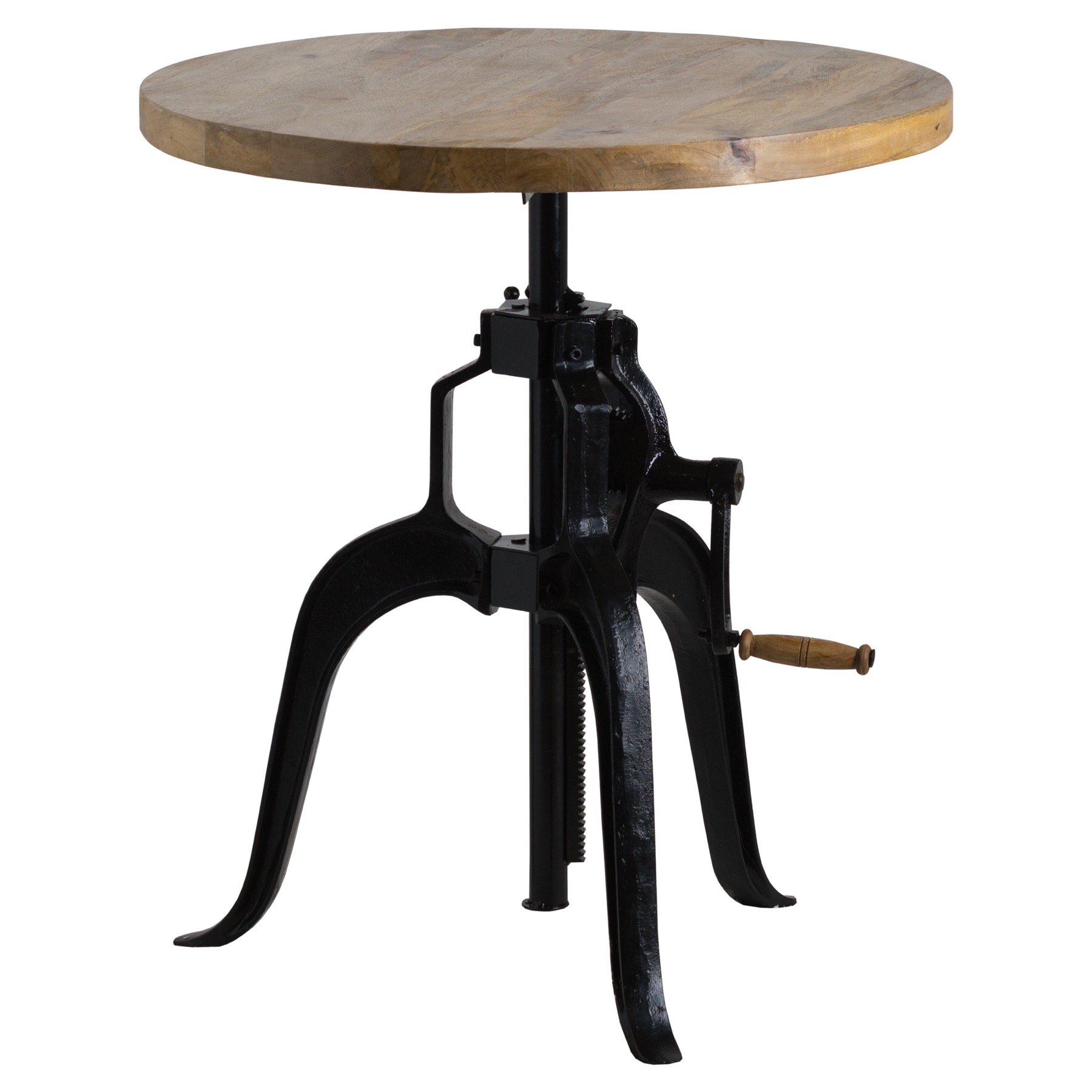 Draftsman Adjustable Bar Bistro Table - Brown - Corinthia Corner