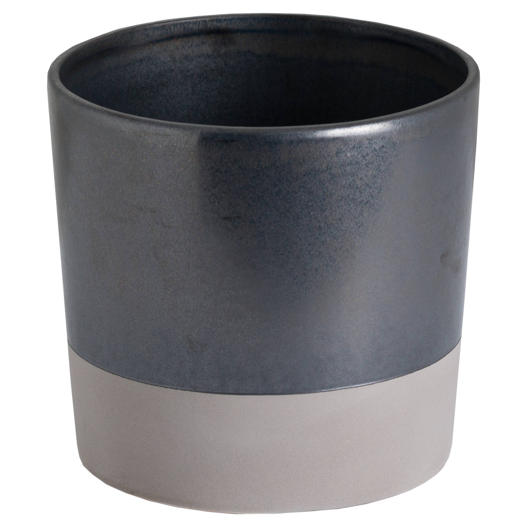 Metallic Grey Ceramic Planter - Large - Corinthia Corner