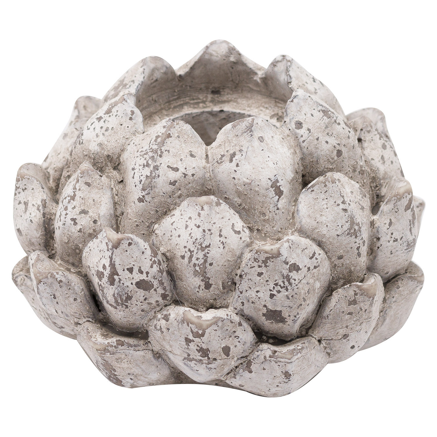 Stone Effect Acorn Tea Light Holder - Large