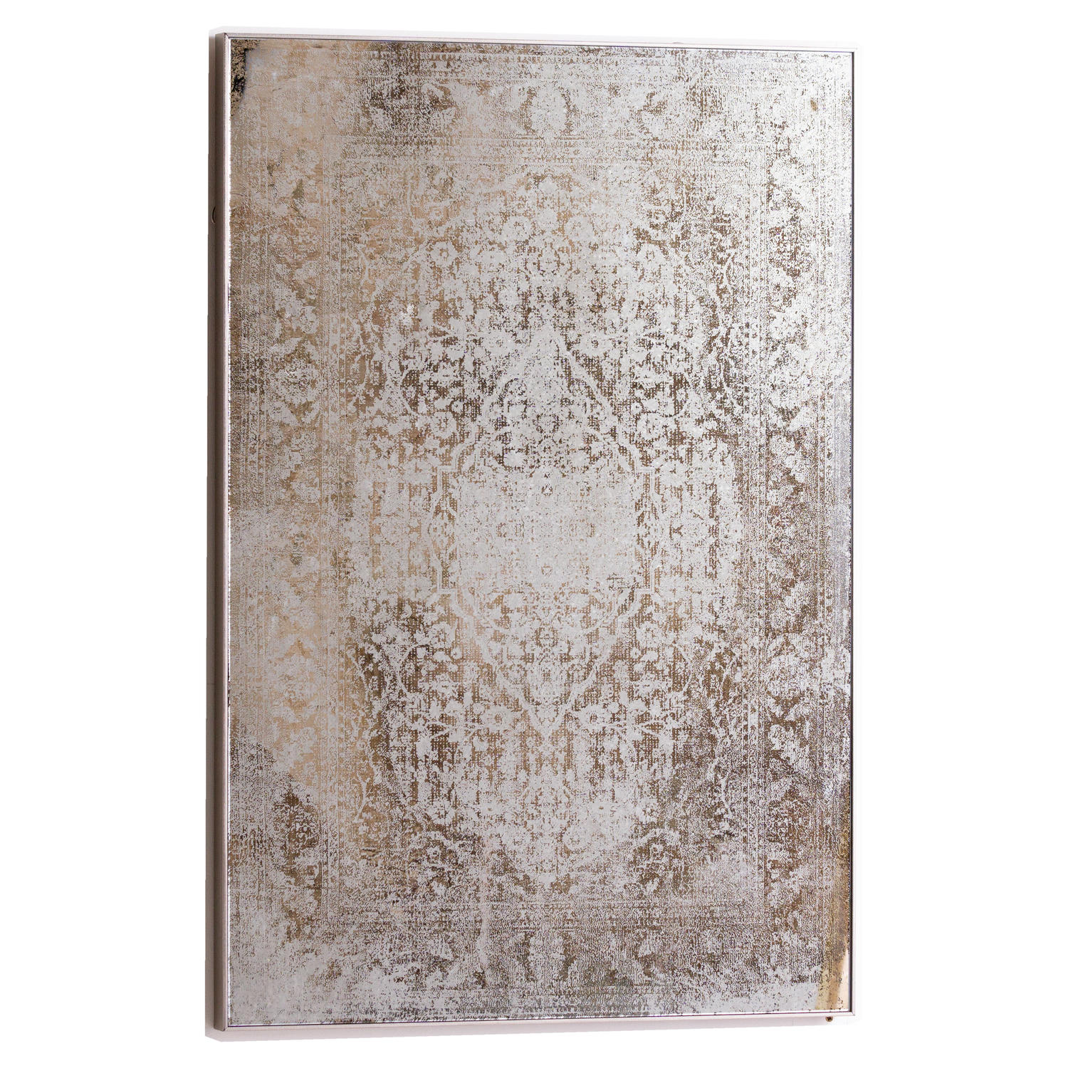 Antique Etched foxed Wall Art Mirror - Handcrafted - Corinthia Corner