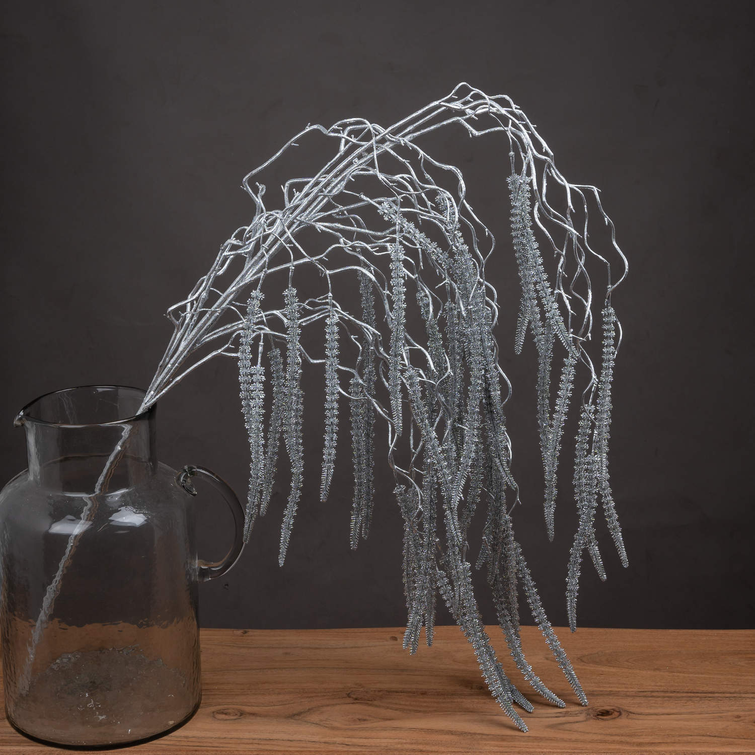 Festive Silver Amaranthus - Metallic Finish - Corinthia Corner