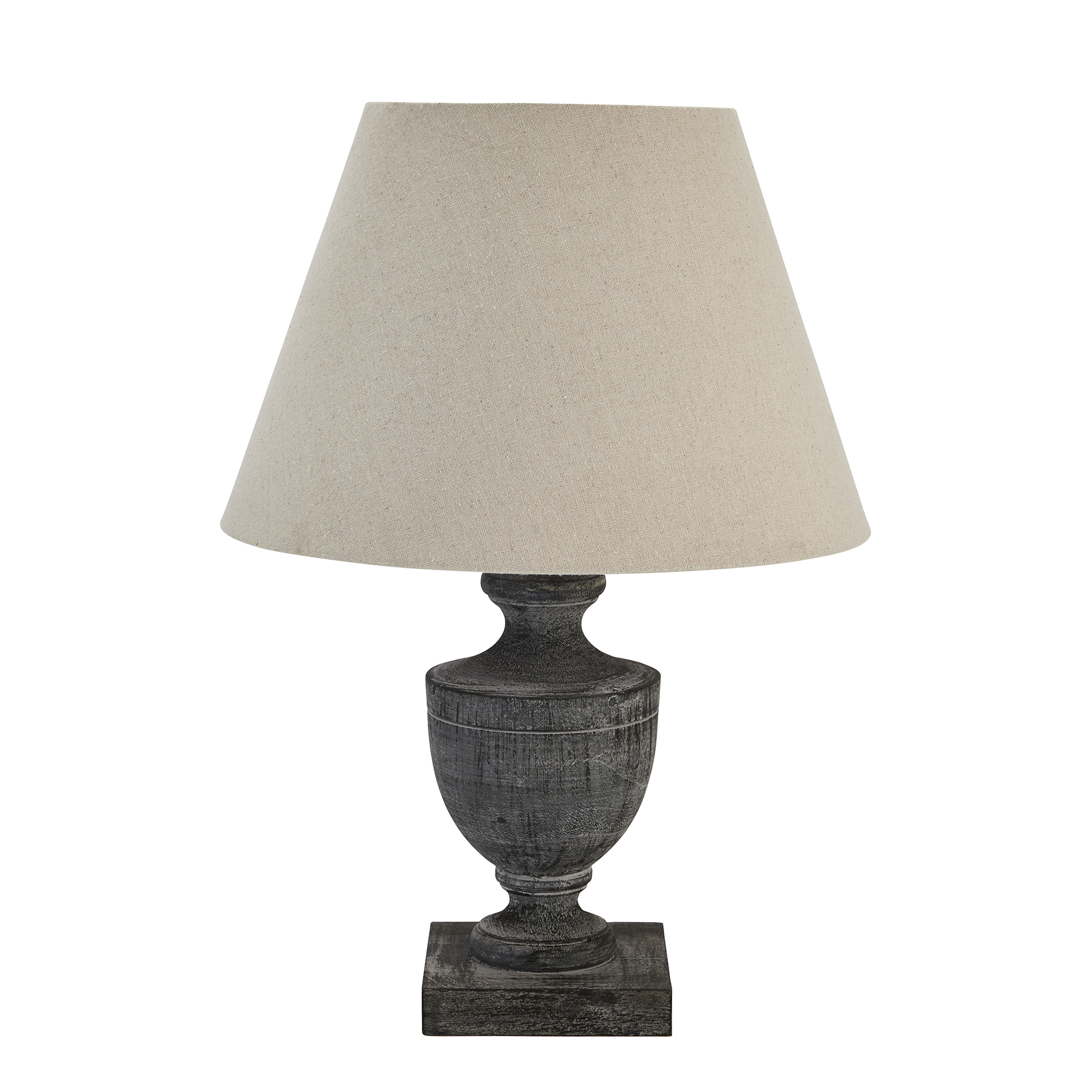 Incia Urn Wooden Table Lamp - Brown - Corinthia Corner