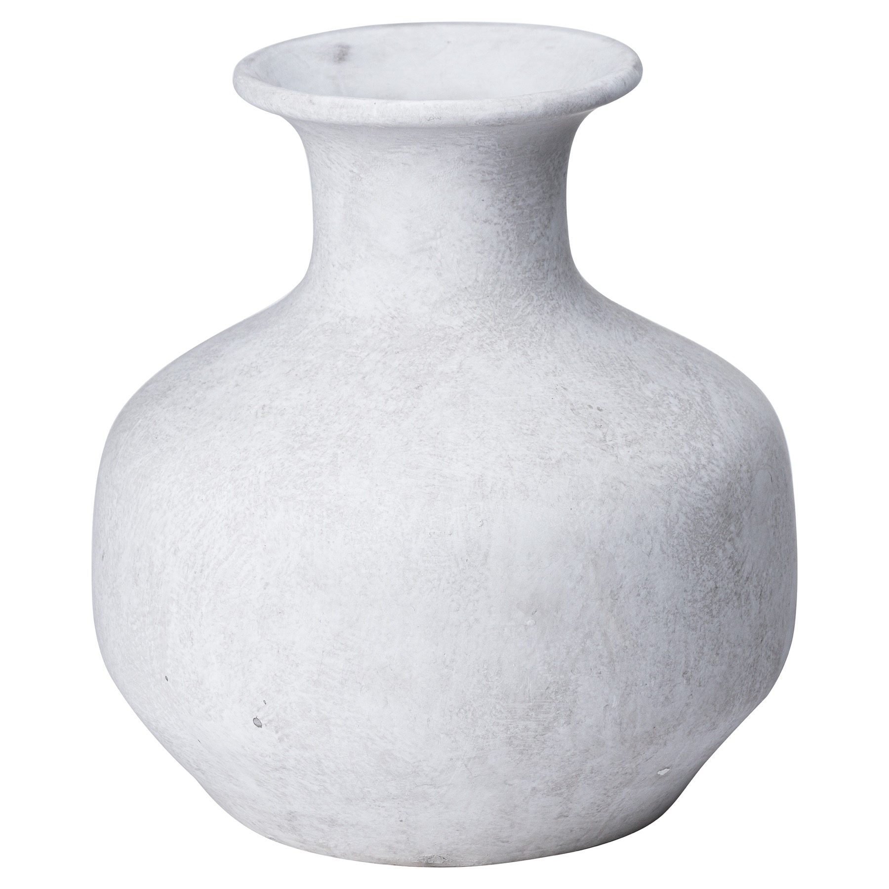 Lyka Squat Stone Vase - Stone - Corinthia Corner