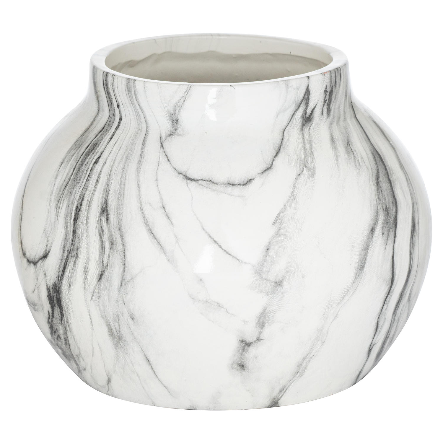 Marble Planter - White - Corinthia Corner