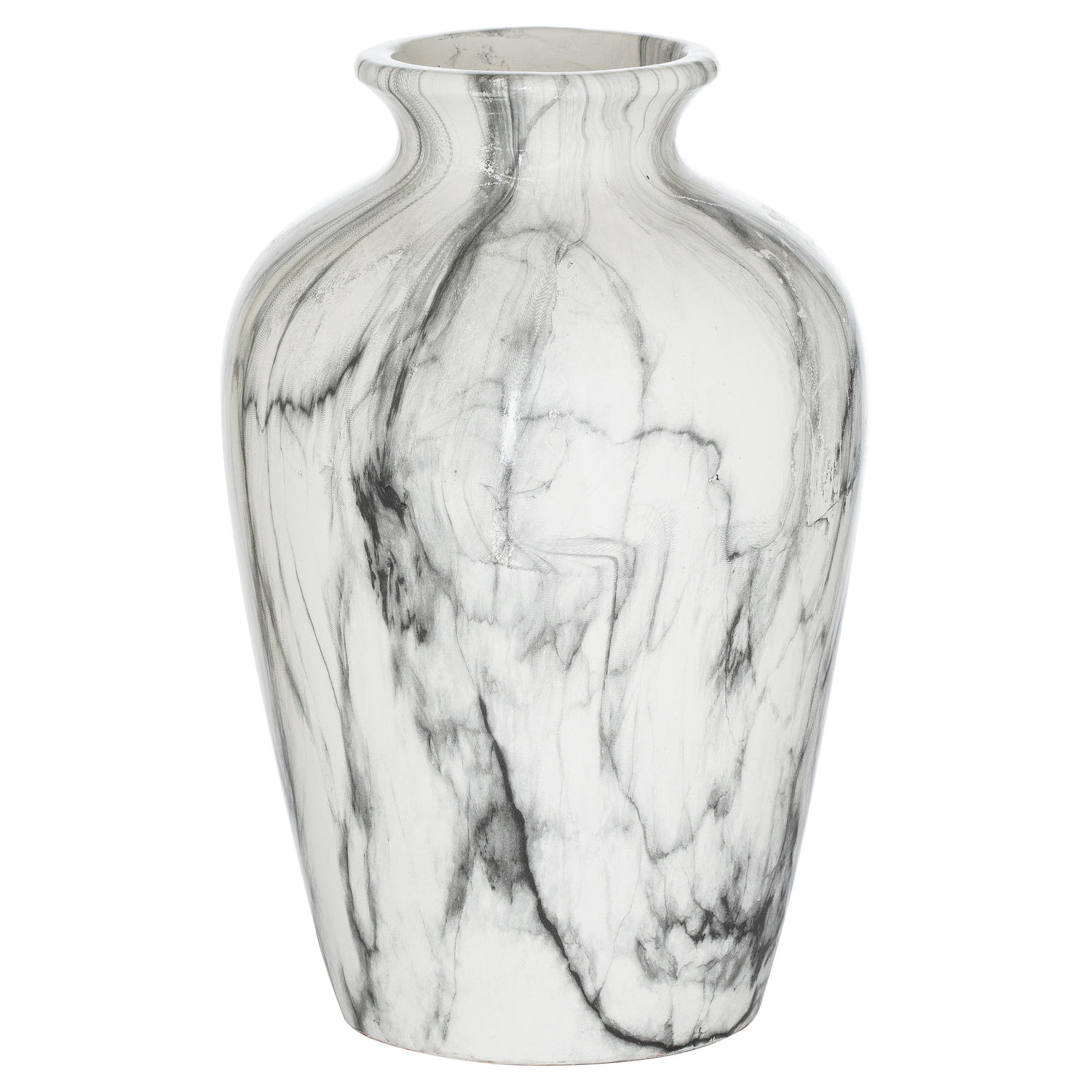 Marble Chours Vase - White - Corinthia Corner