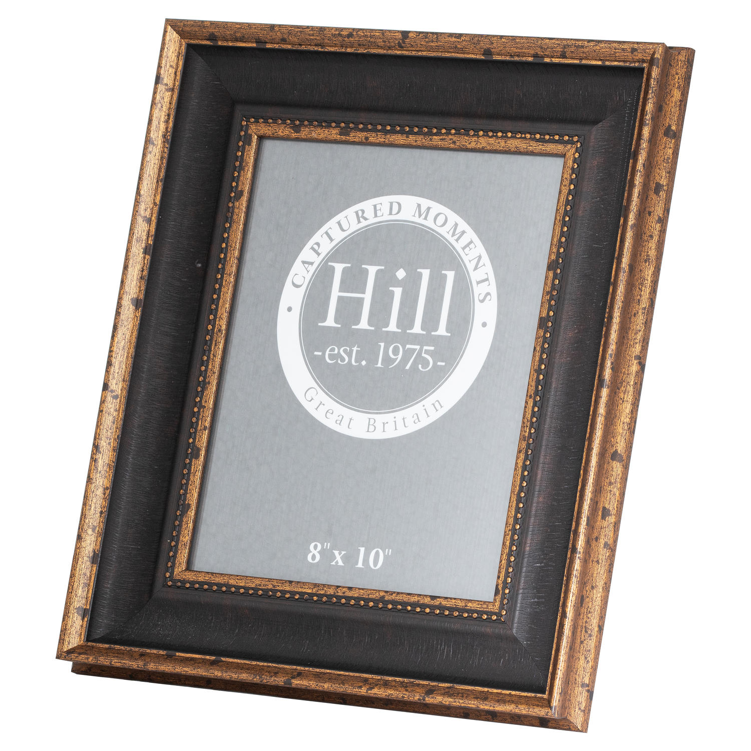 Antique Gold Beaded 8X10 Photo Frame - Black - Corinthia Corner