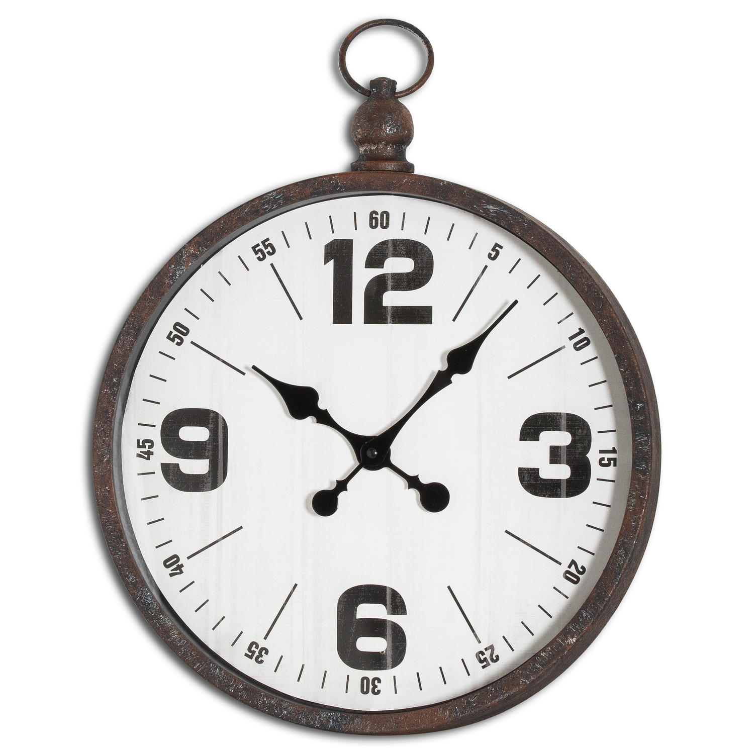 Hampton Pocket Wall Clock - Brown - Corinthia Corner