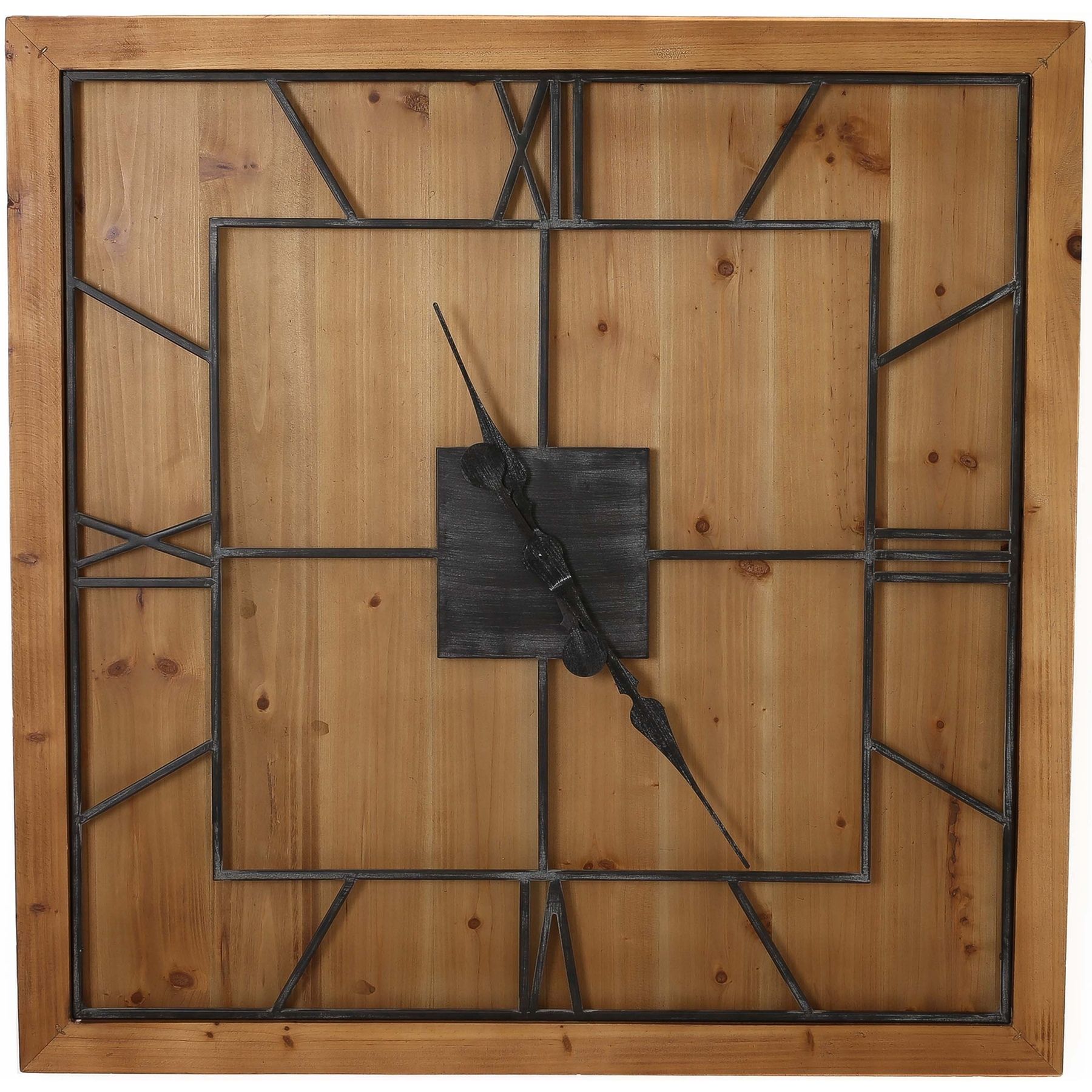 Michael Square Wooden Wall Clock - Corinthia Corner