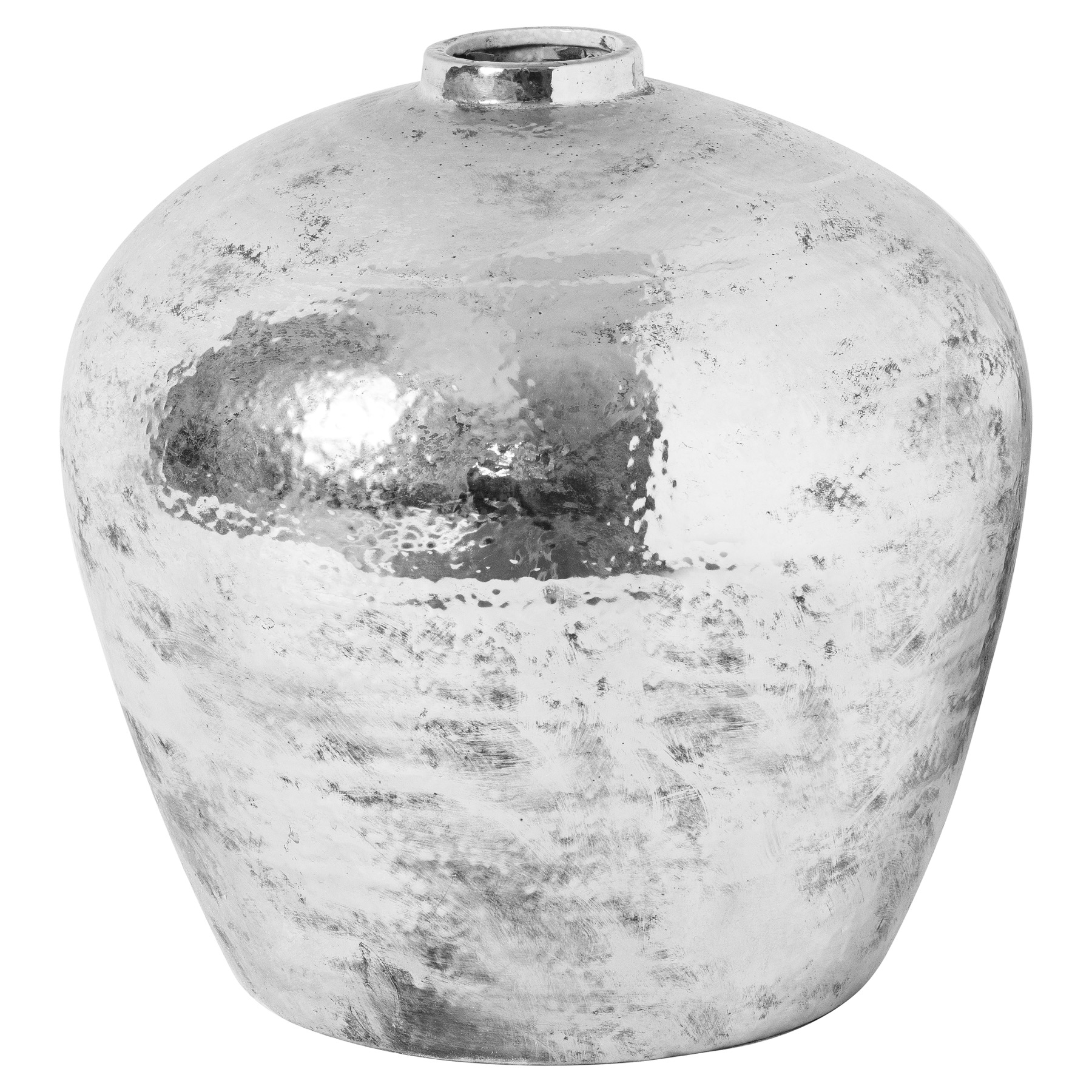 Hammered Astral Vase - Silver - Corinthia Corner