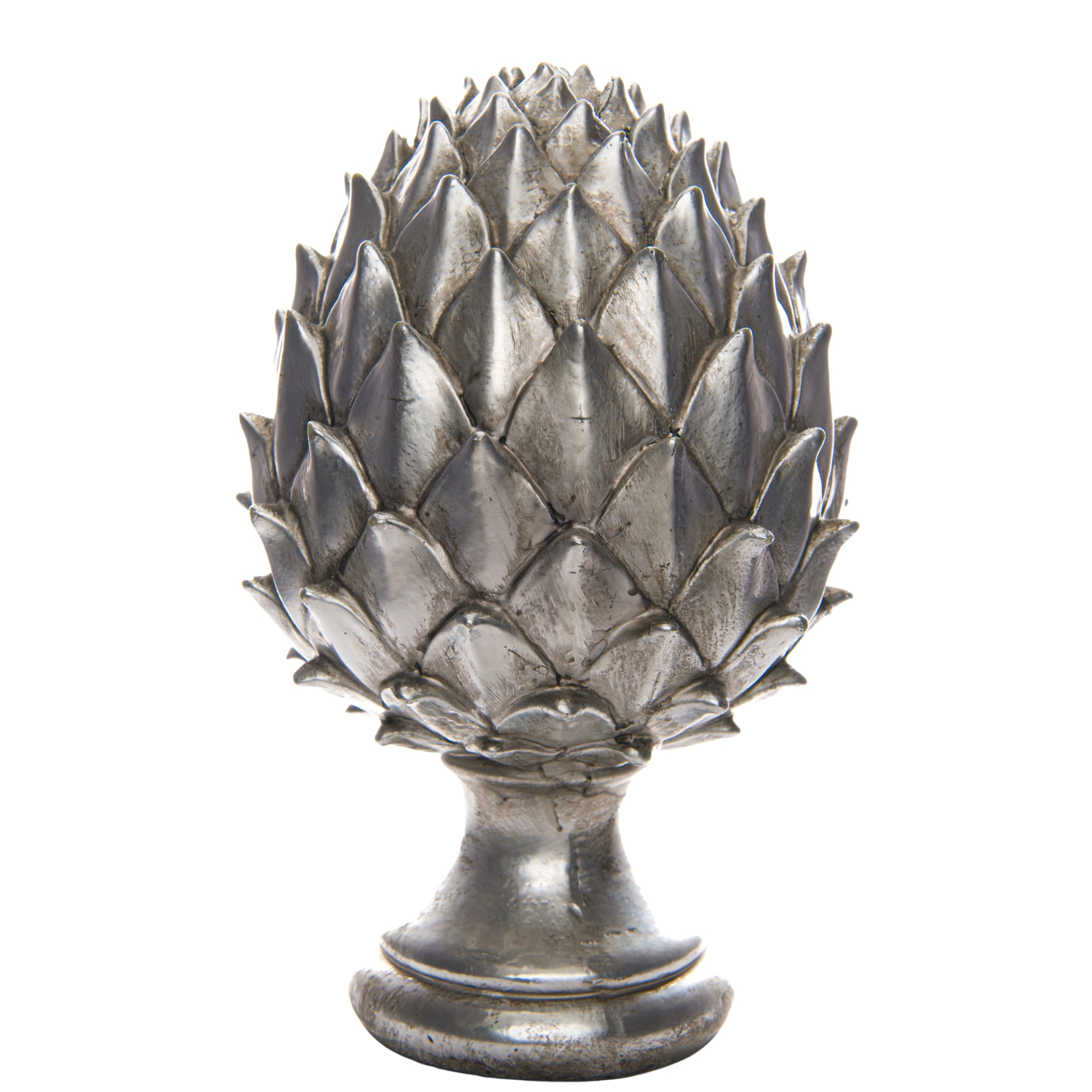 Silver Pinecone Finial - Large - Corinthia Corner