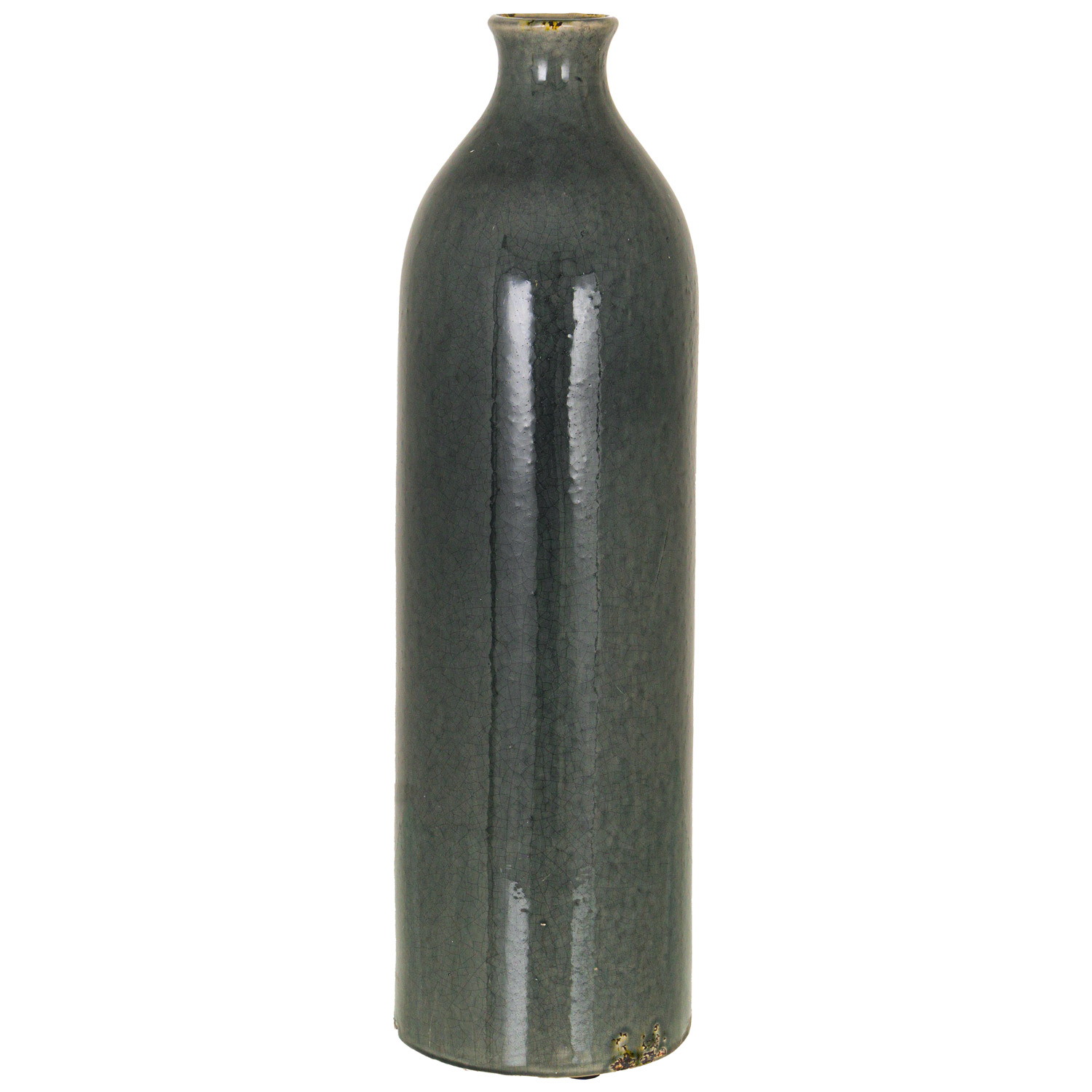 Hopkins Grey Glazed Gisela Vase - Corinthia Corner