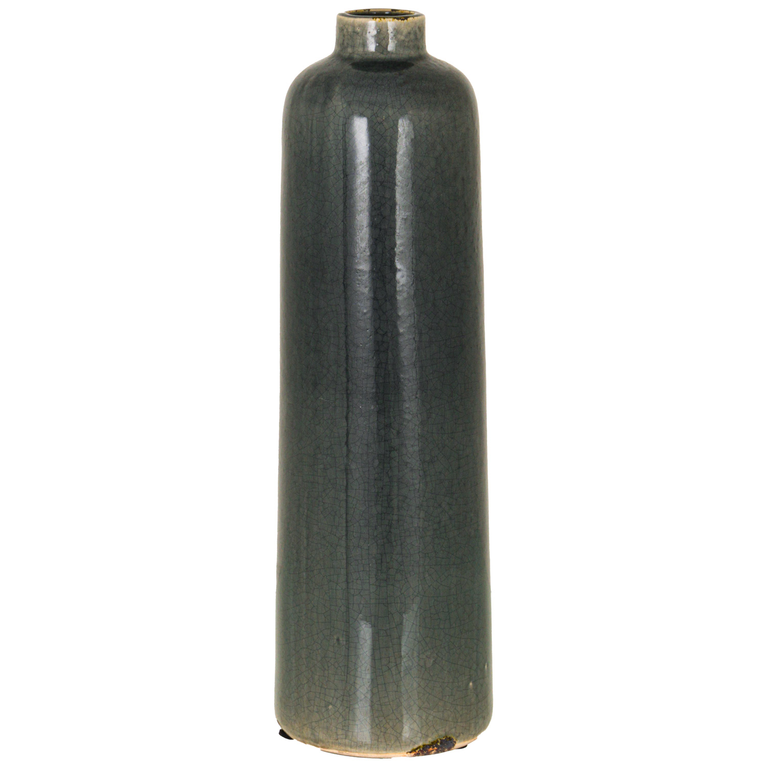 Hopkins Grey Glazed Raine Vase - Corinthia Corner