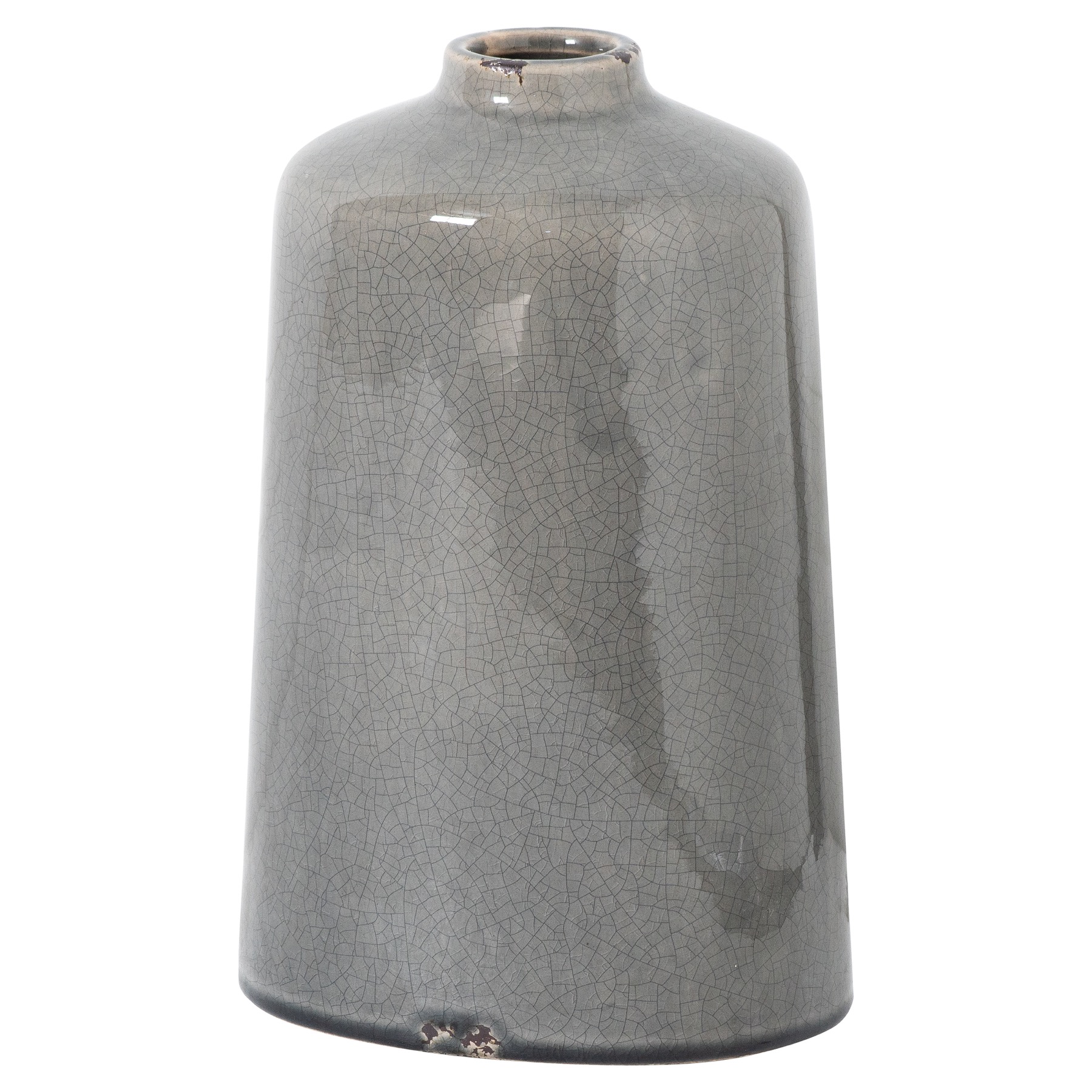 Hopkins Grey Glazed Liv Vase - Corinthia Corner
