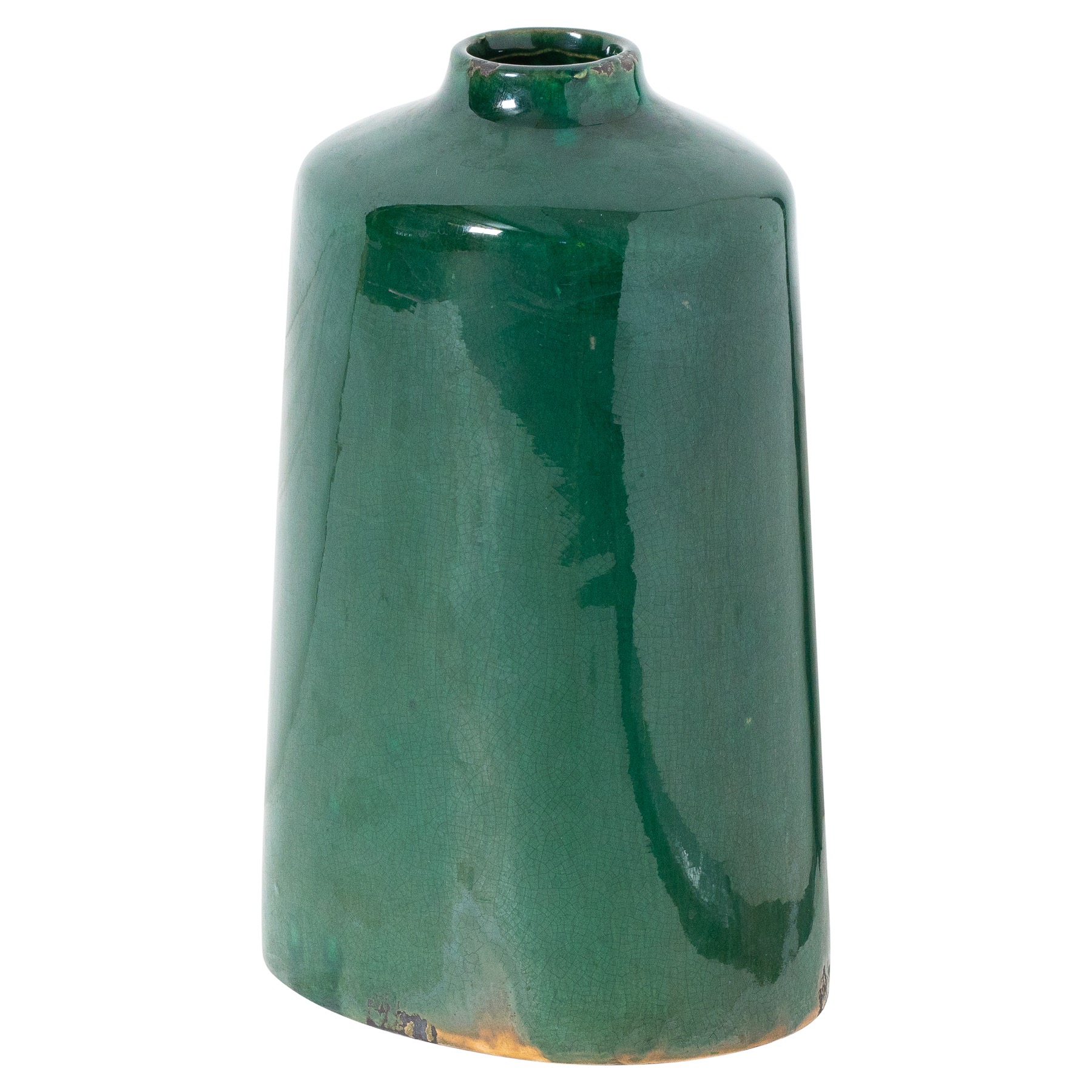 Hopkins Emerald Glazed Liv Vase - Corinthia Corner