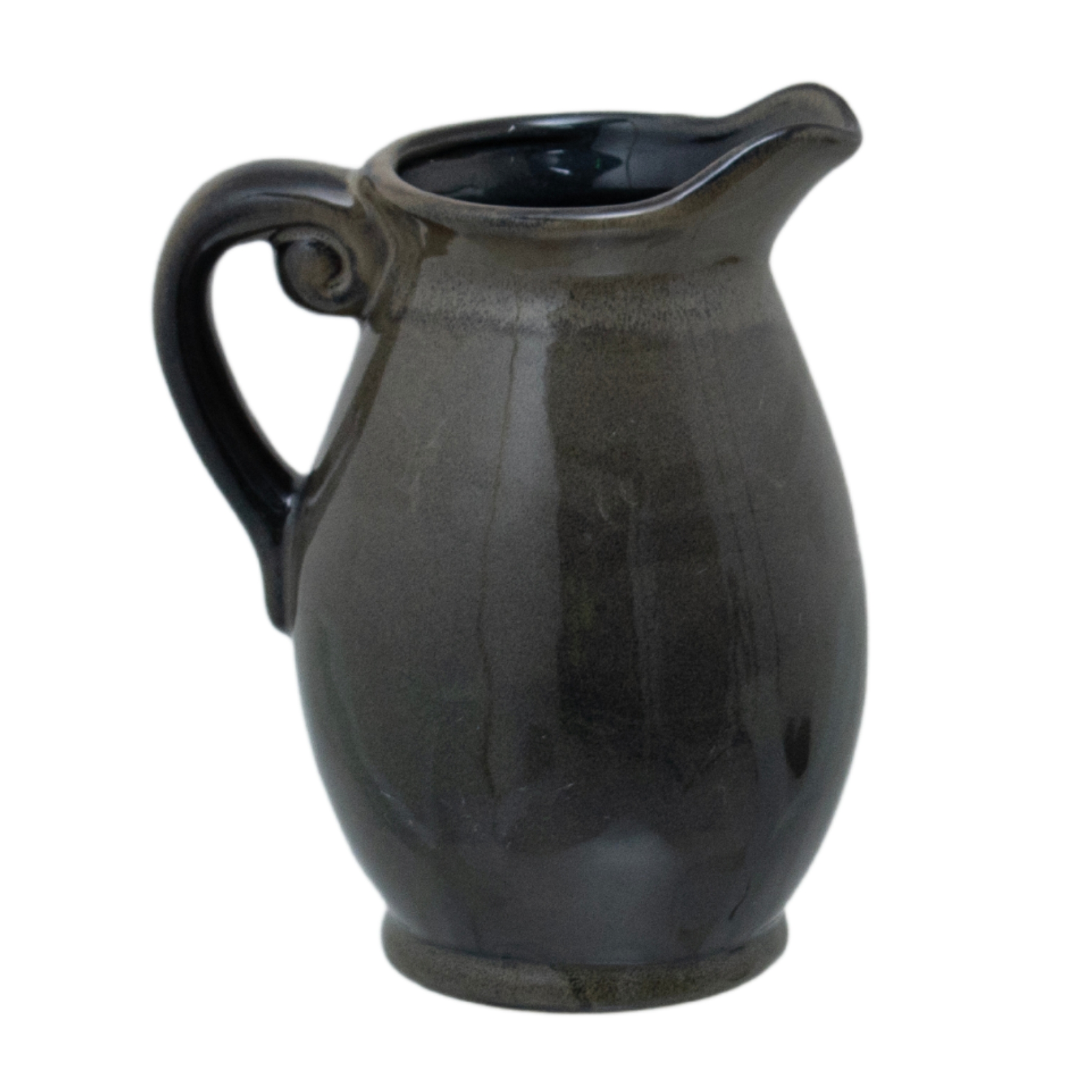 High Quality Ceremic Olive Olpe Vase - Green - Corinthia Corner