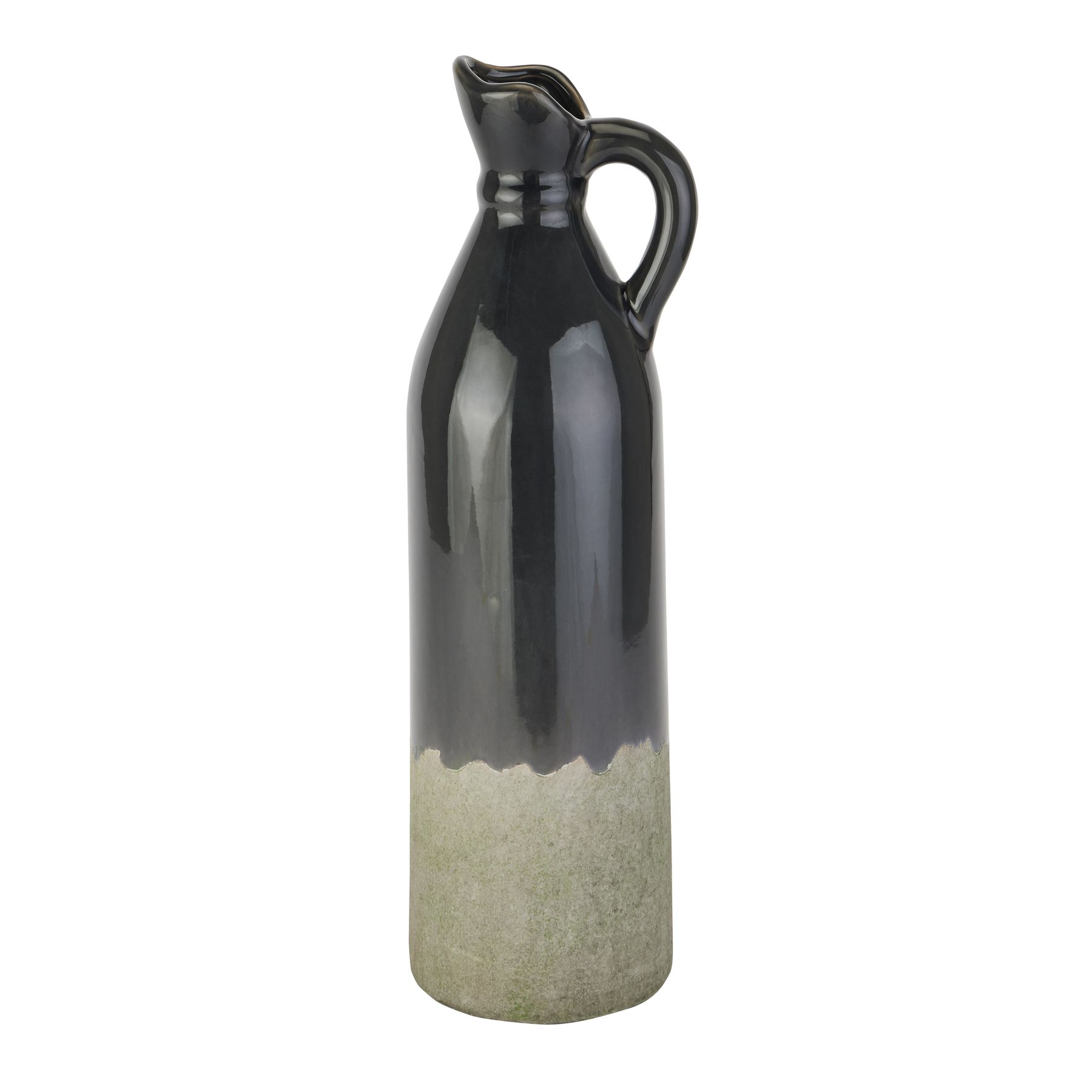 Decorative Tall Navy Stoneware Jug - Corinthia Corner