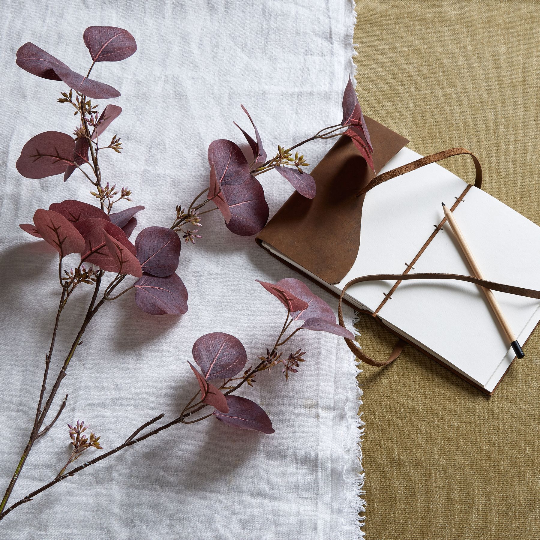 Berried Eucalyptus - Burgundy - Corinthia Corner