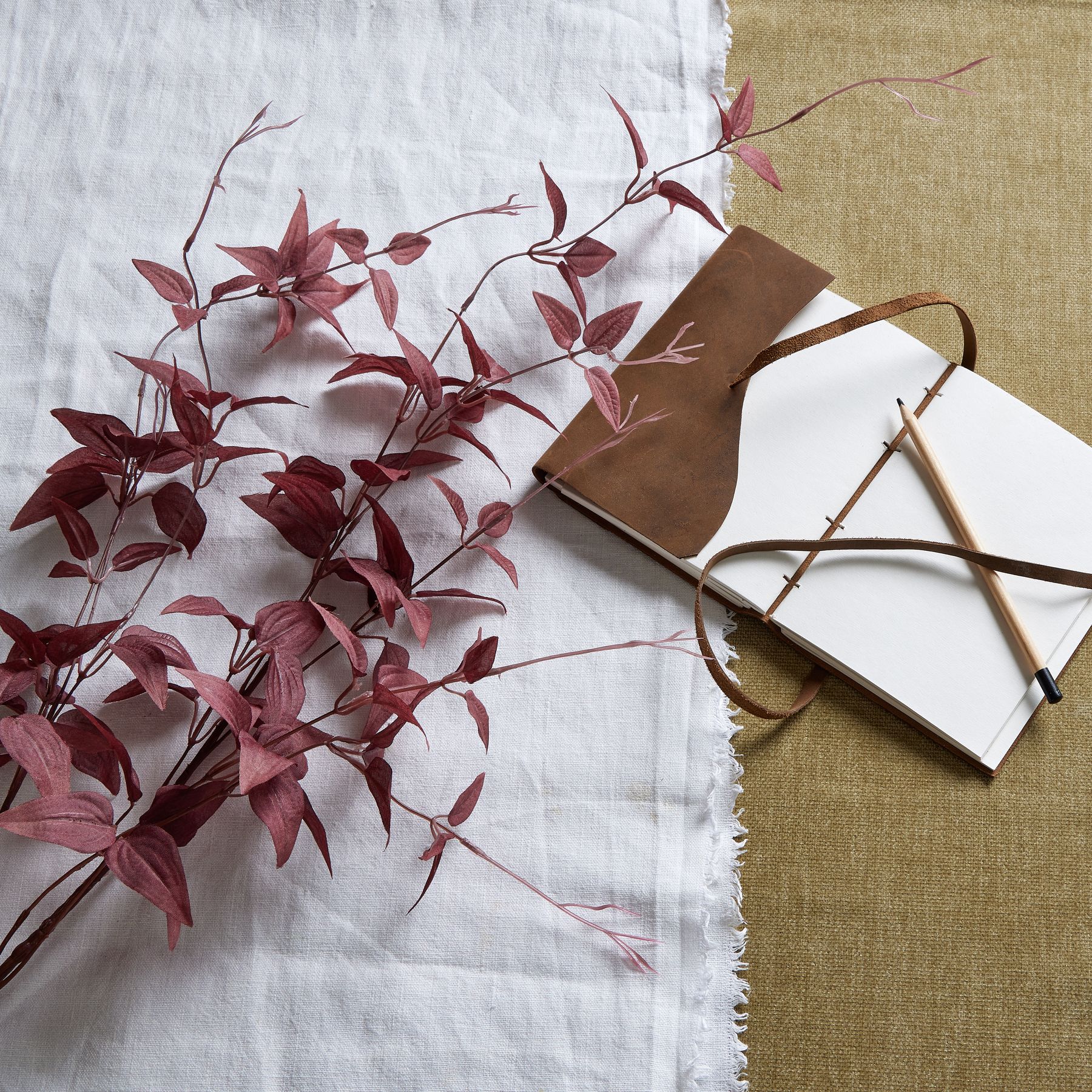 Ornamental Leaf - Burgundy - Corinthia Corner