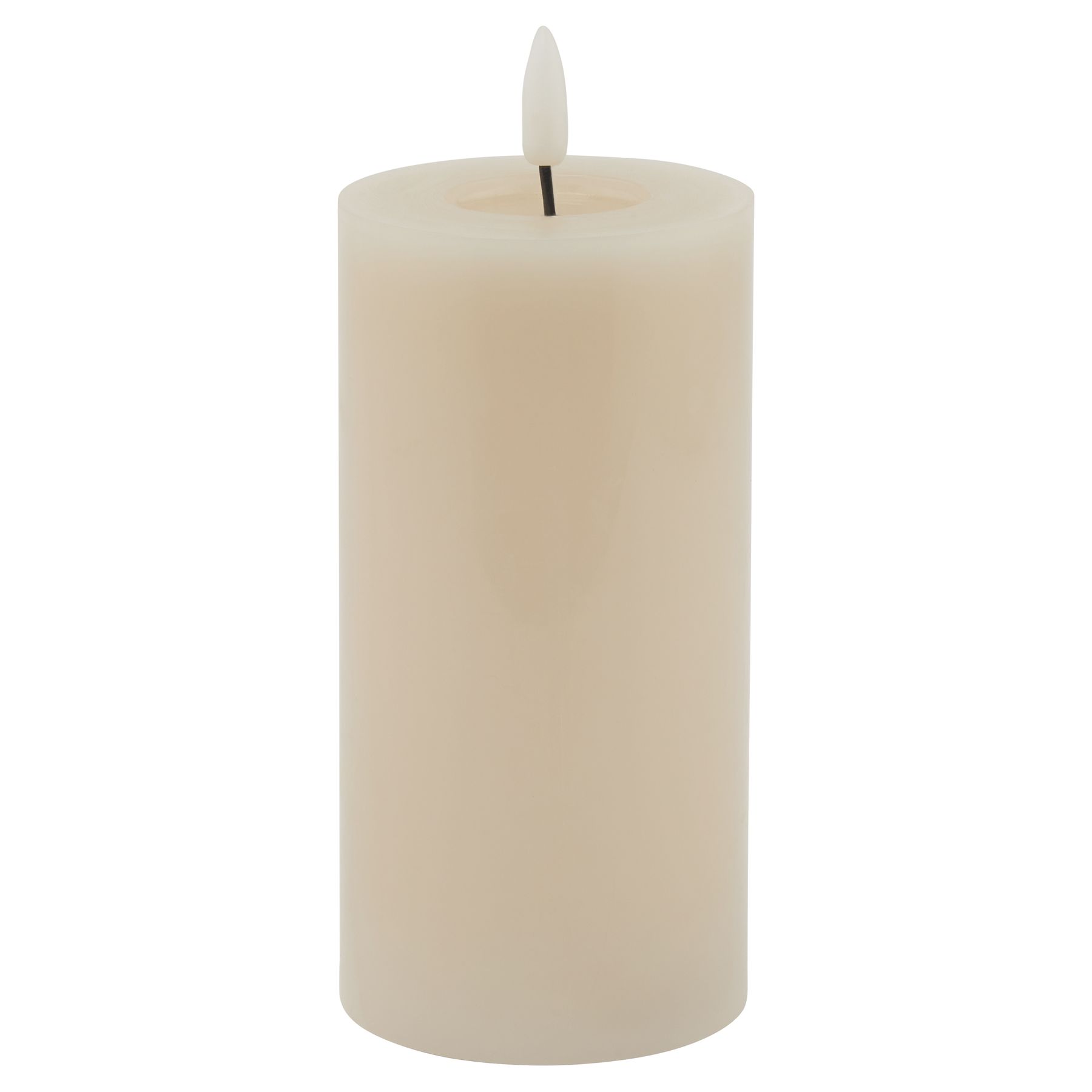 Delux Collection Melt Effect Taupe LED Wax Candle - 3x6 - Corinthia Corner