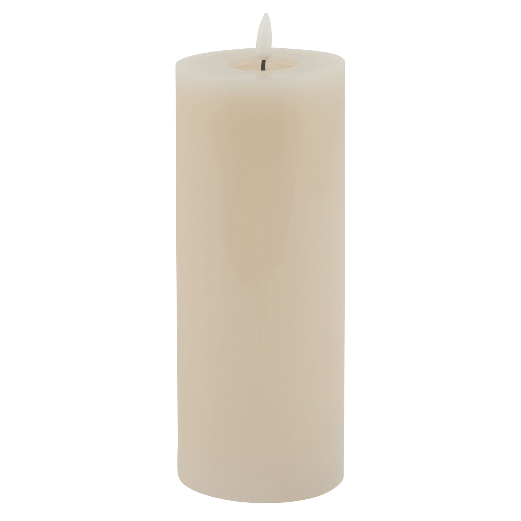 Delux Collection Melt Effect 3.5x9 LED Wax Candle - Taupe - Corinthia Corner