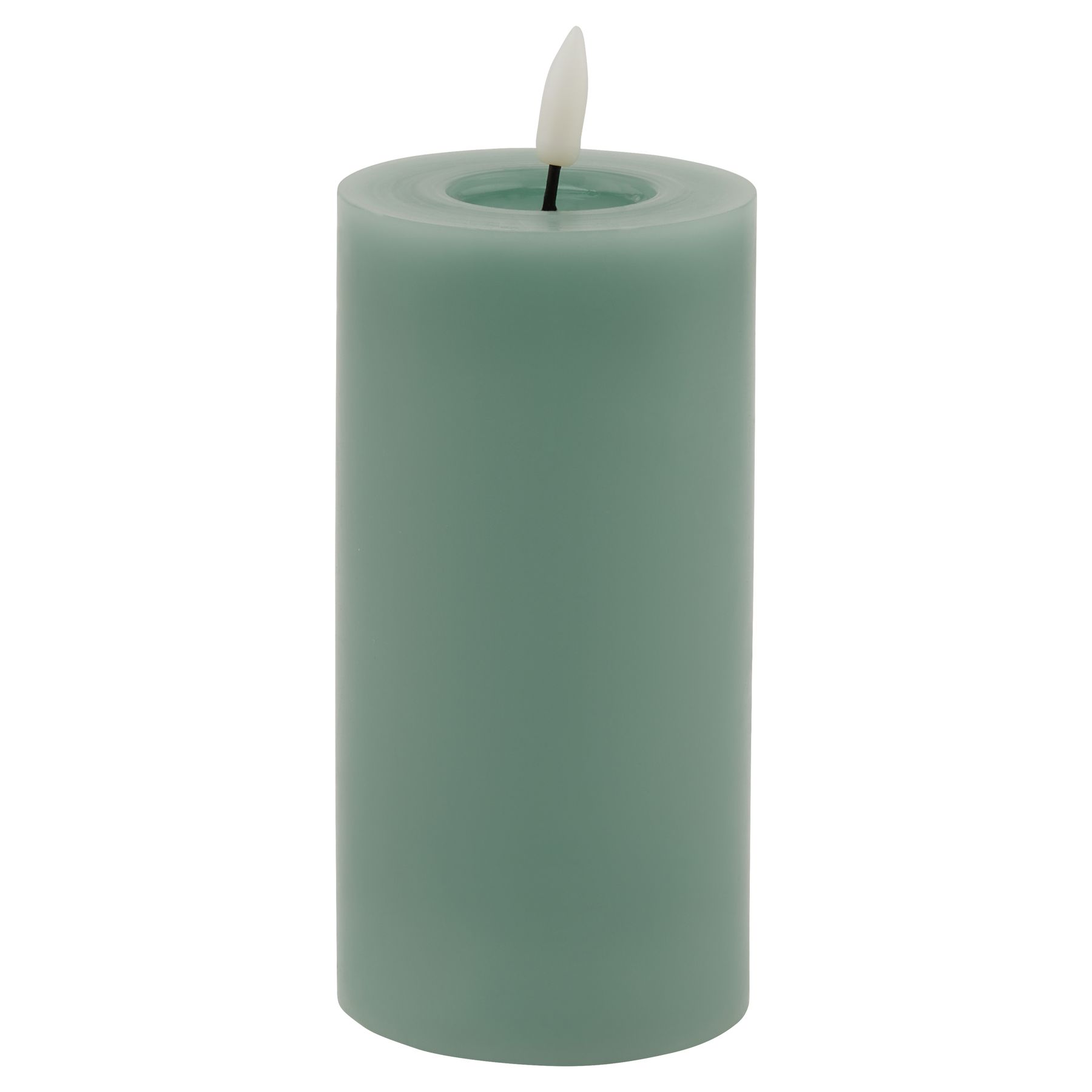 Delux Collection Melt Effect Sage LED Wax Candle - 3x6 - Corinthia Corner
