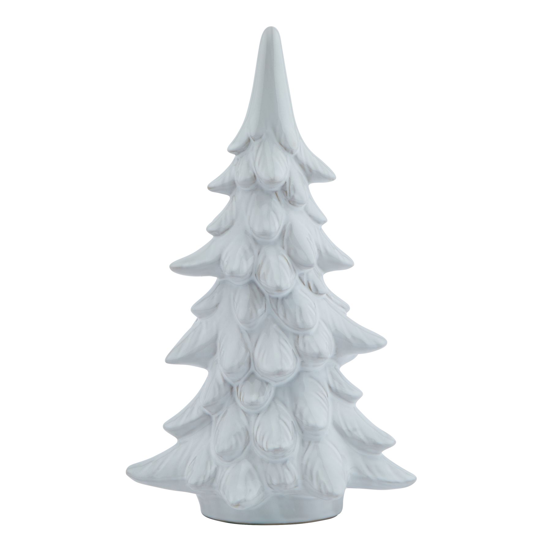 Medium Snowy Fir Tree - White - Corinthia Corner