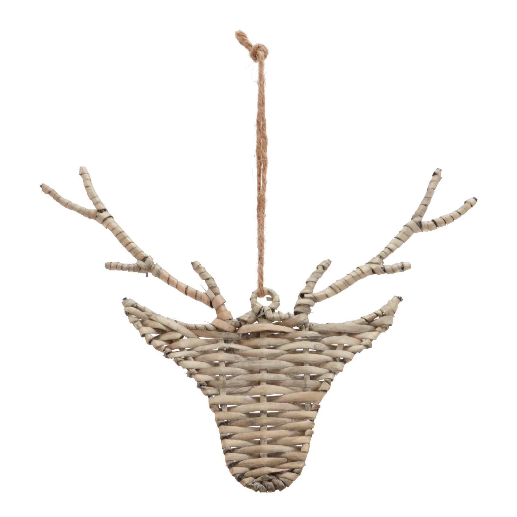 Noelo Wicker Hanging Reindeer - Corinthia Corner