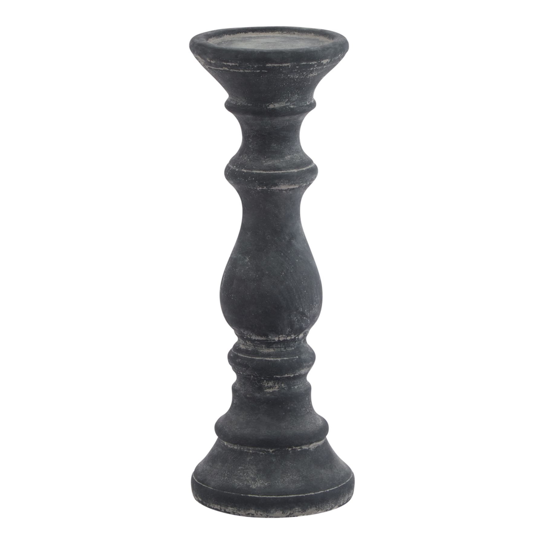 Column Design Candle Holder - Grey - Corinthia Corner