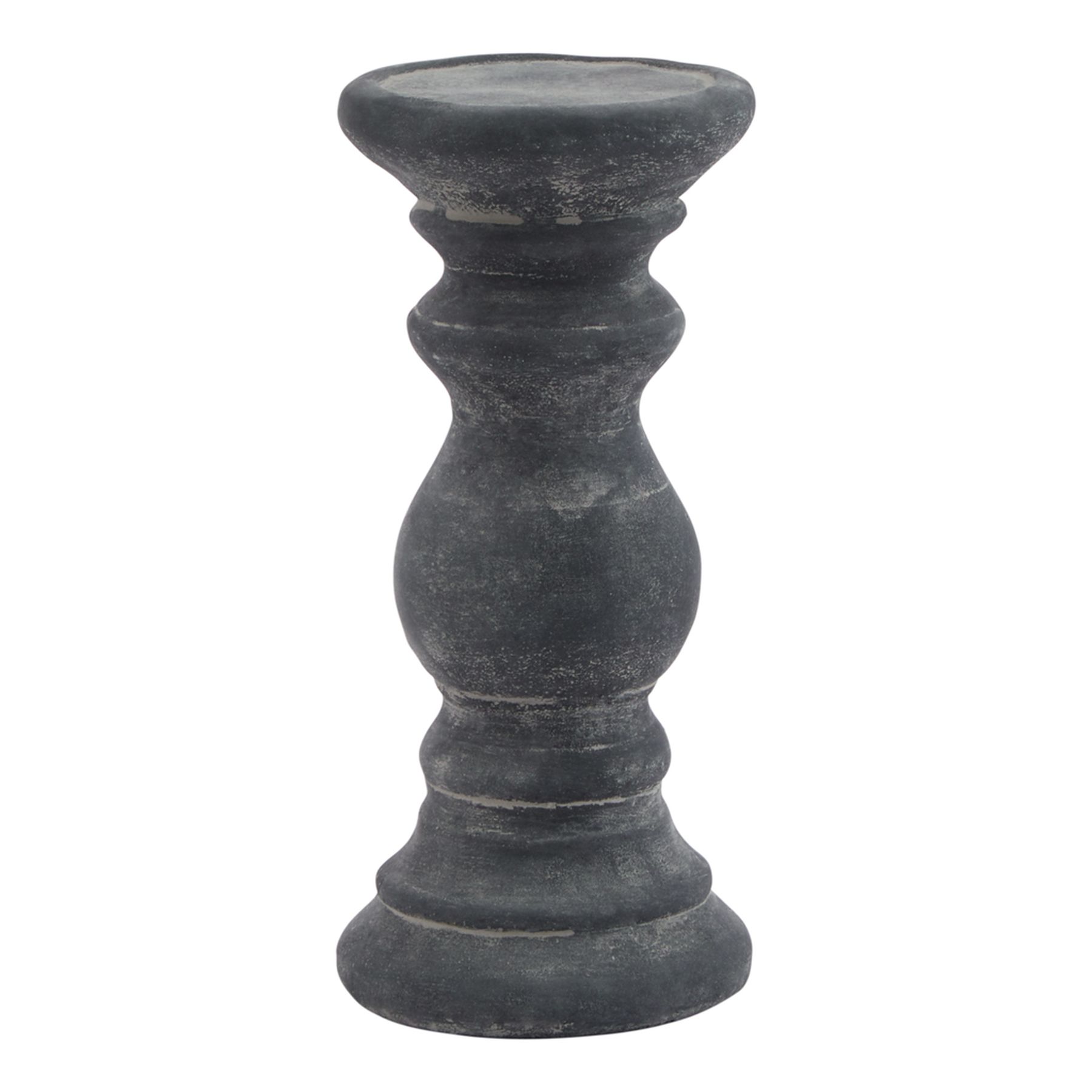 Small Column Candle Holder - Grey - Corinthia Corner