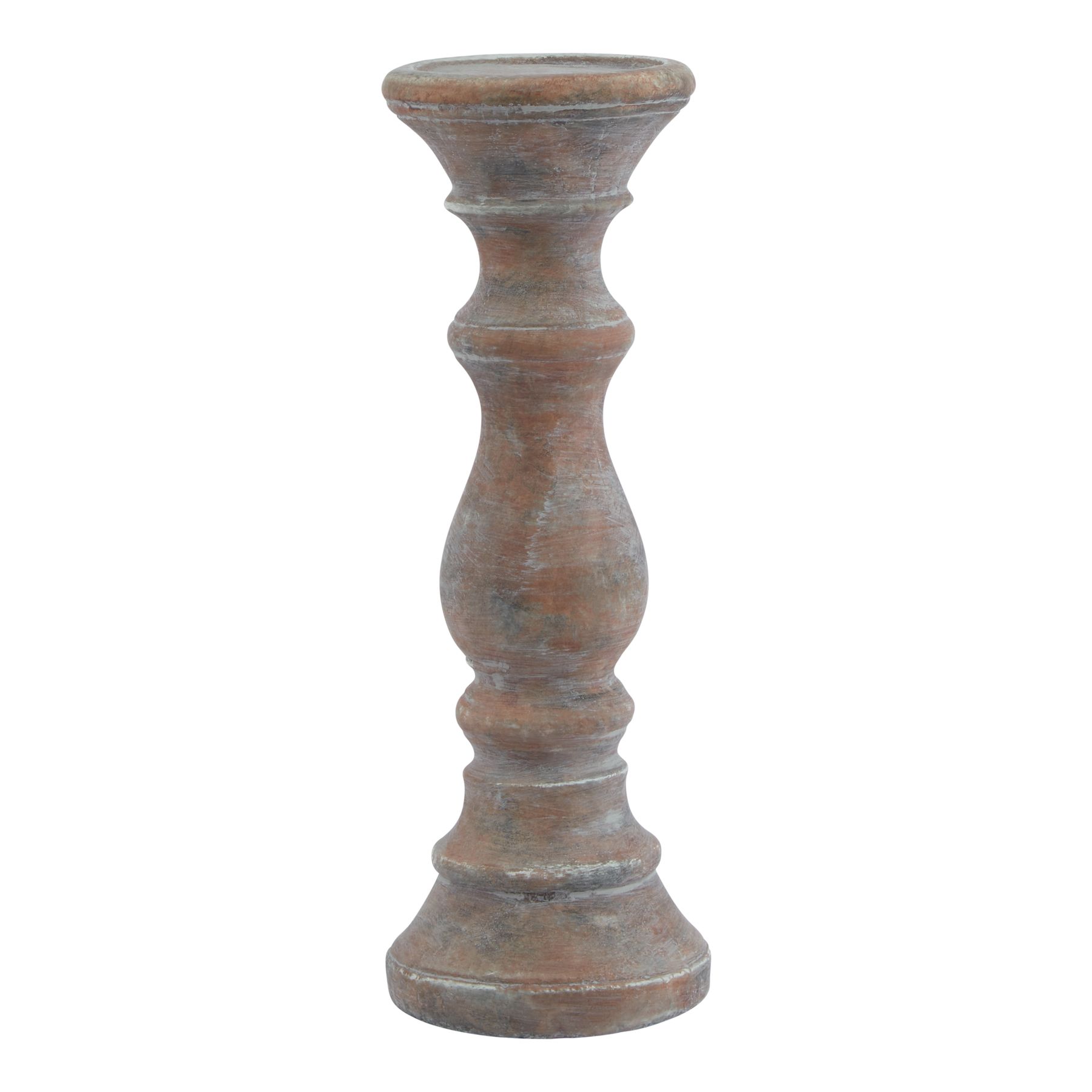 Brown Column Candle Holder - Corinthia Corner