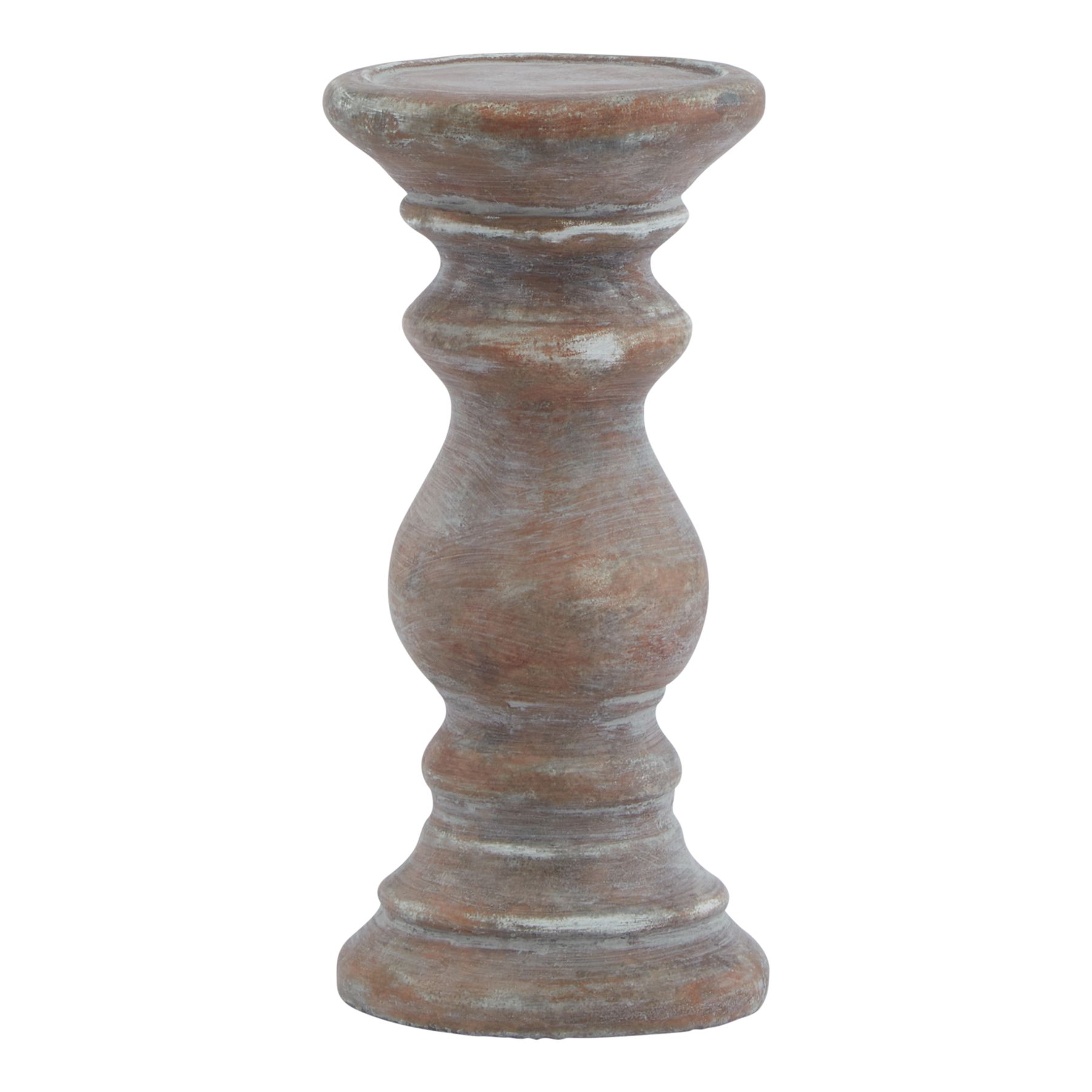 Owen Collection Brown Column Candle Holder - Small - Corinthia Corner