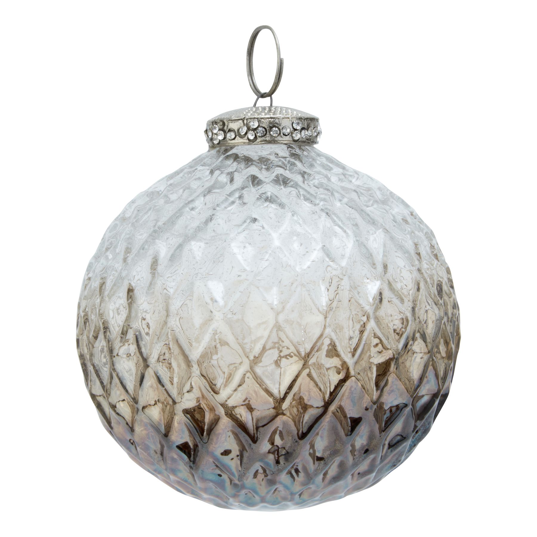 Coffee Ombro Detailed Bauble - Corinthia Corner