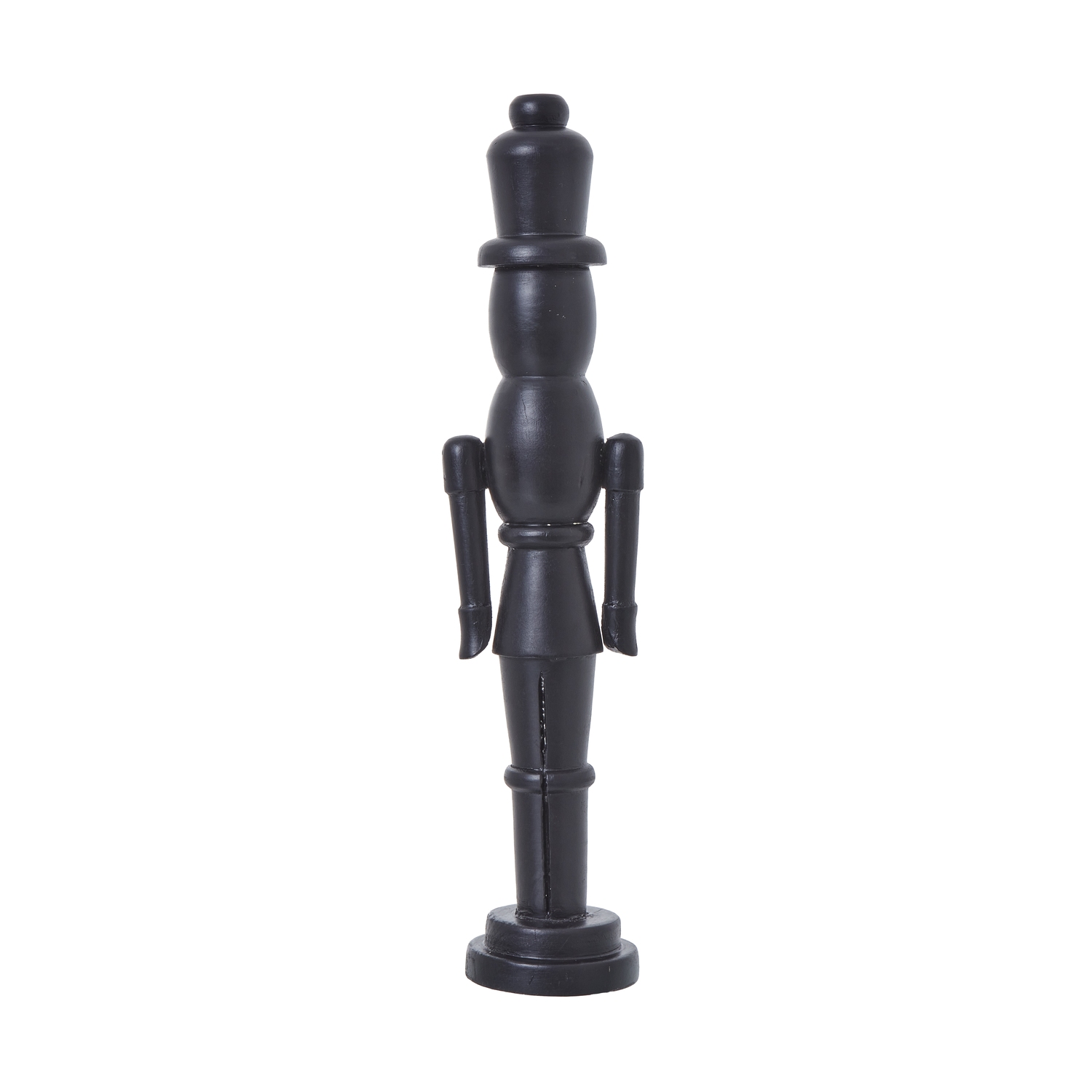 Minimalist Black Wooden Nutcracker - Corinthia Corner