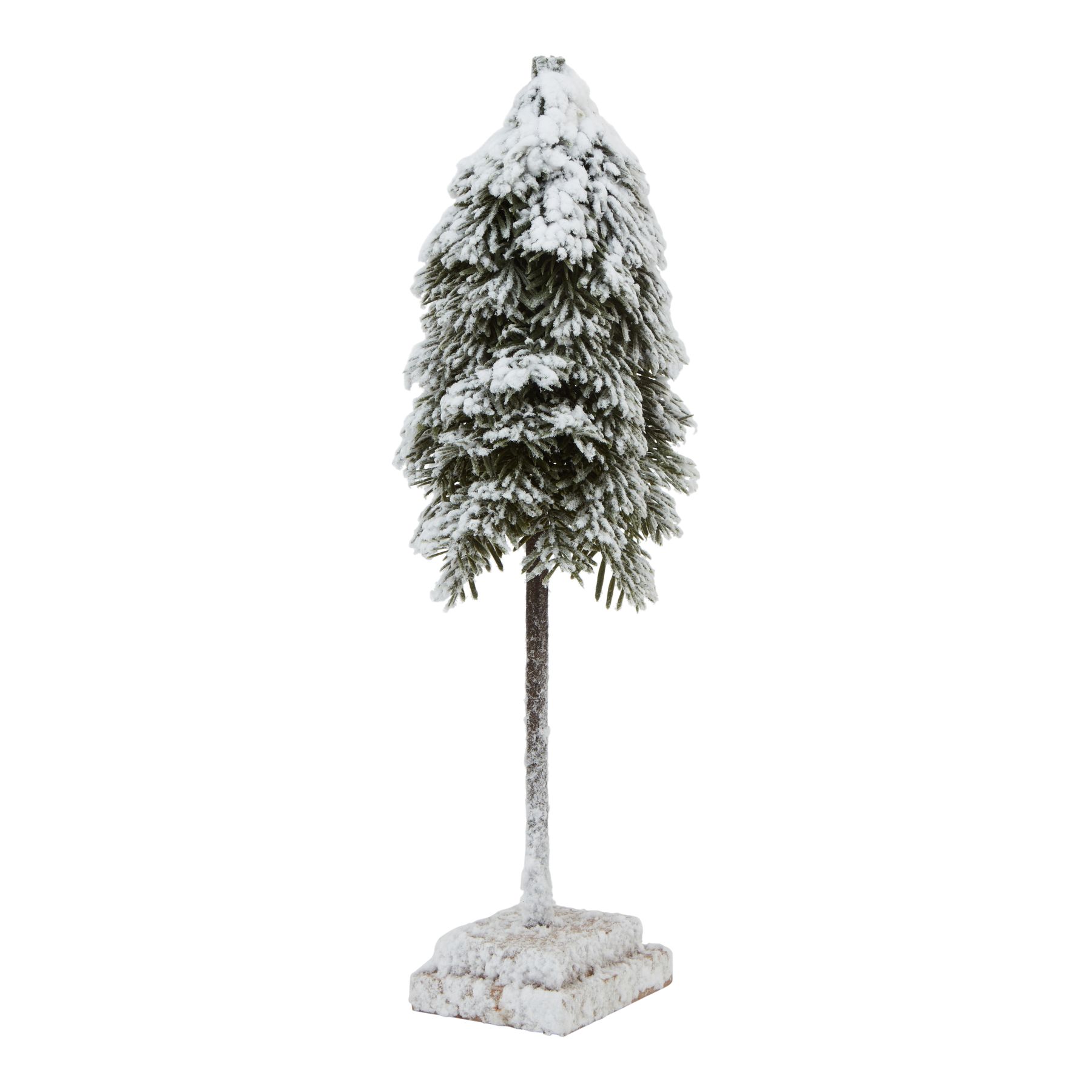 Snowo Cedar Tree On Wood Block - Medium - Corinthia Corner