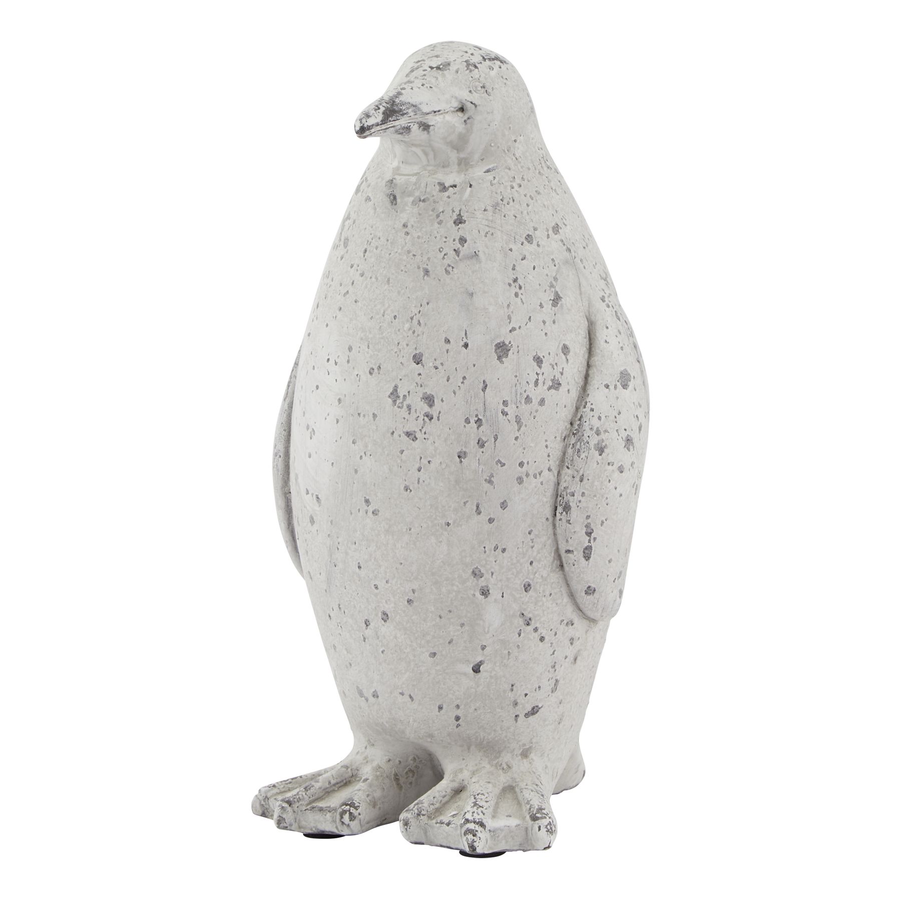 Grey Stone Effect Penguin Statue - Medium - Corinthia Corner