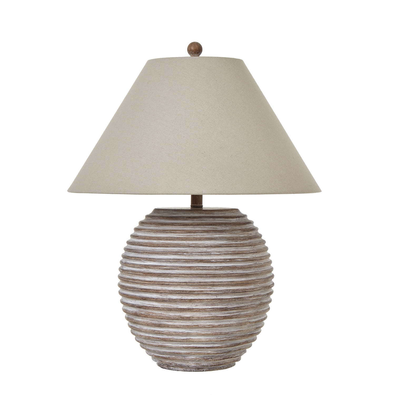 Saturn Table Lamp With Linen Shade - Corinthia Corner