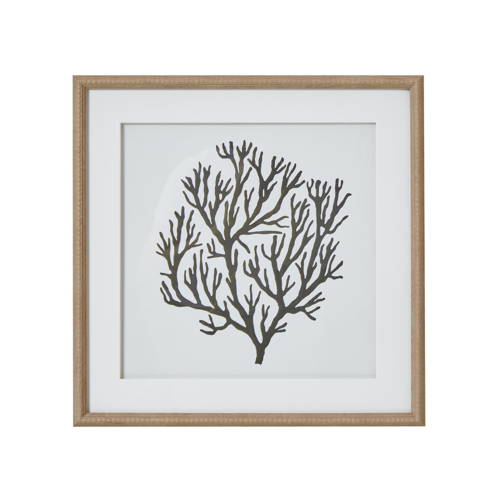 Atlo Coral Art In Beaded Frame - Corinthia Corner